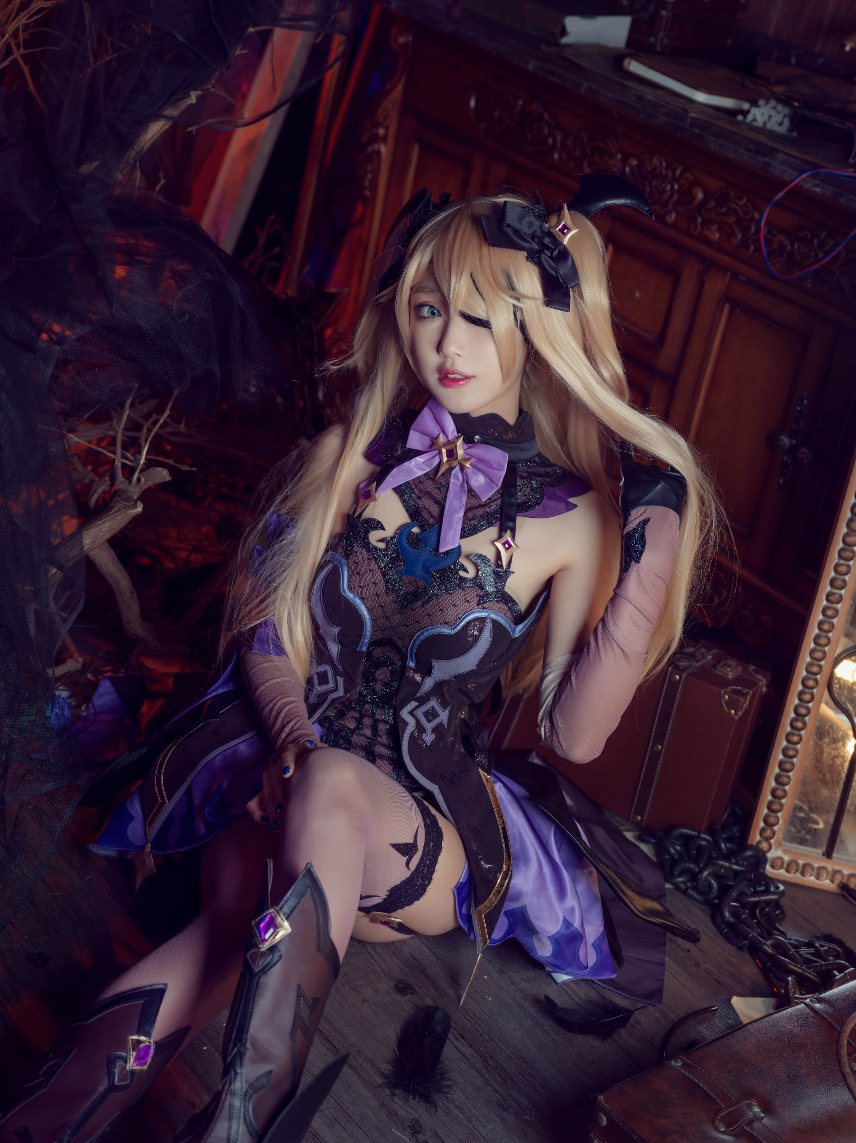 Đọc truyện hentai Tuyển tập Albums siêu phẩm Cosplay - Chap 819 - Ah Bao is also a bunny girl - Genshin Impact