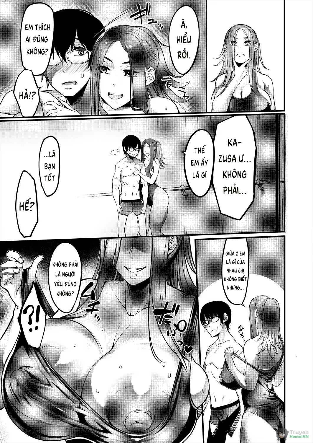 Đọc truyện hentai Houkago Dosukebe Nightpool - Oneshot