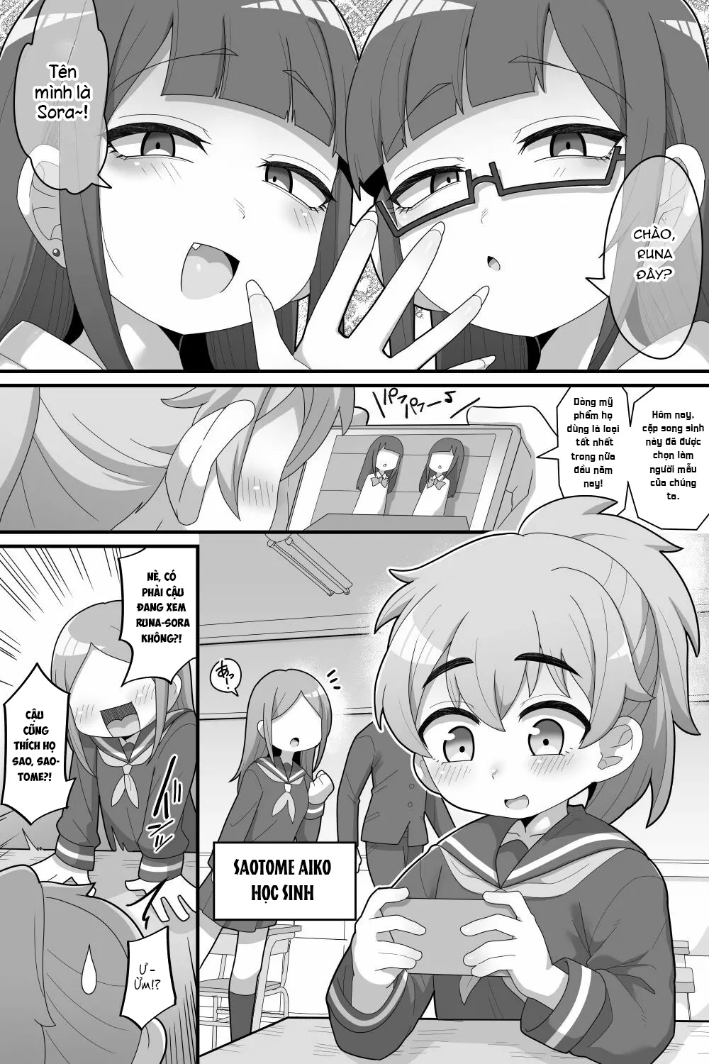 Đọc truyện hentai Tôi được yêu thương quá nhiều bởi cặp song sinh lưỡng hình. - Oneshot.