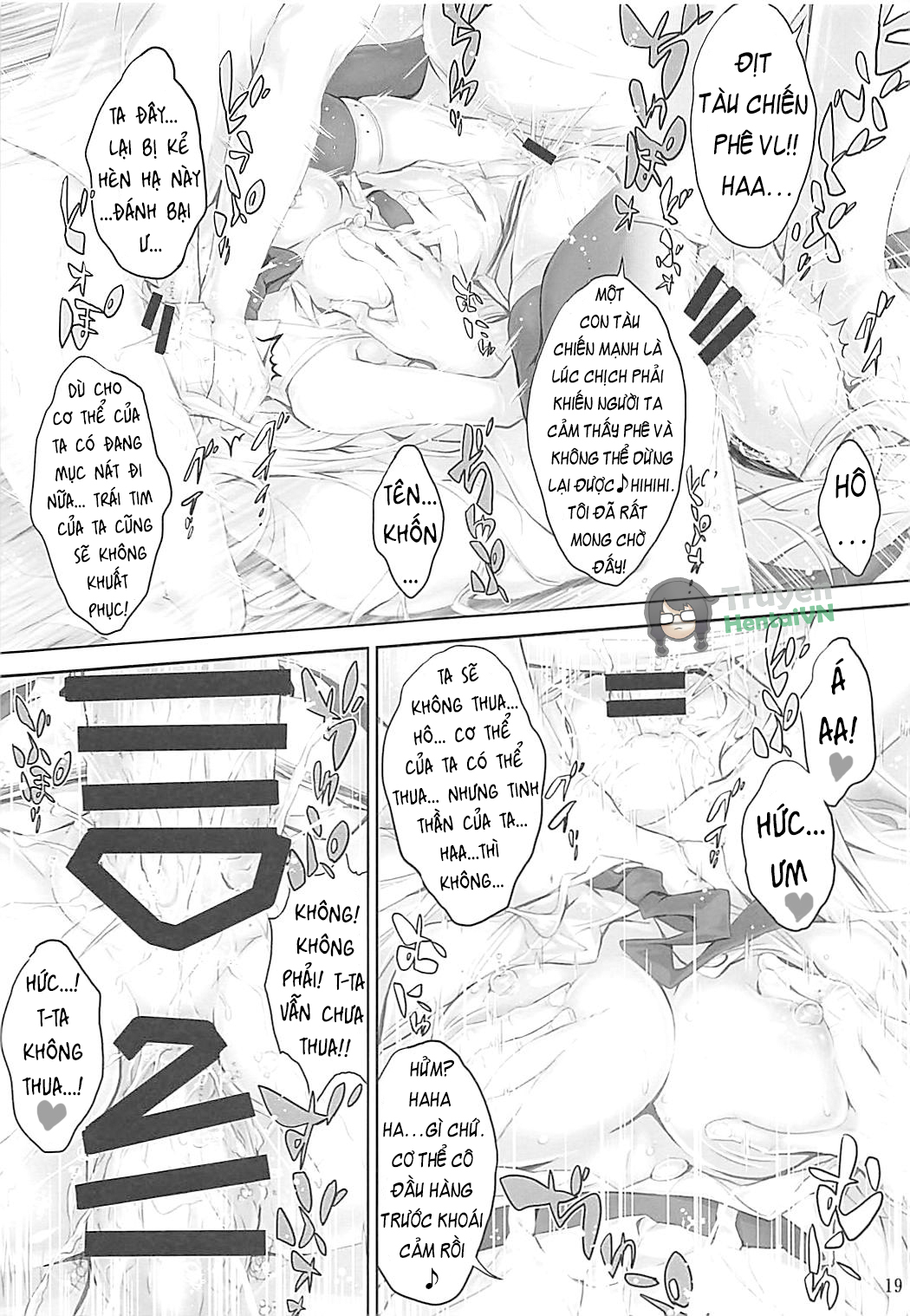 Đọc truyện hentai Saikyou Kuubo no Enpri-sama mo Gisou o Hazuseba Chuunen Yamatohou no Hyoutekikan - Oneshot