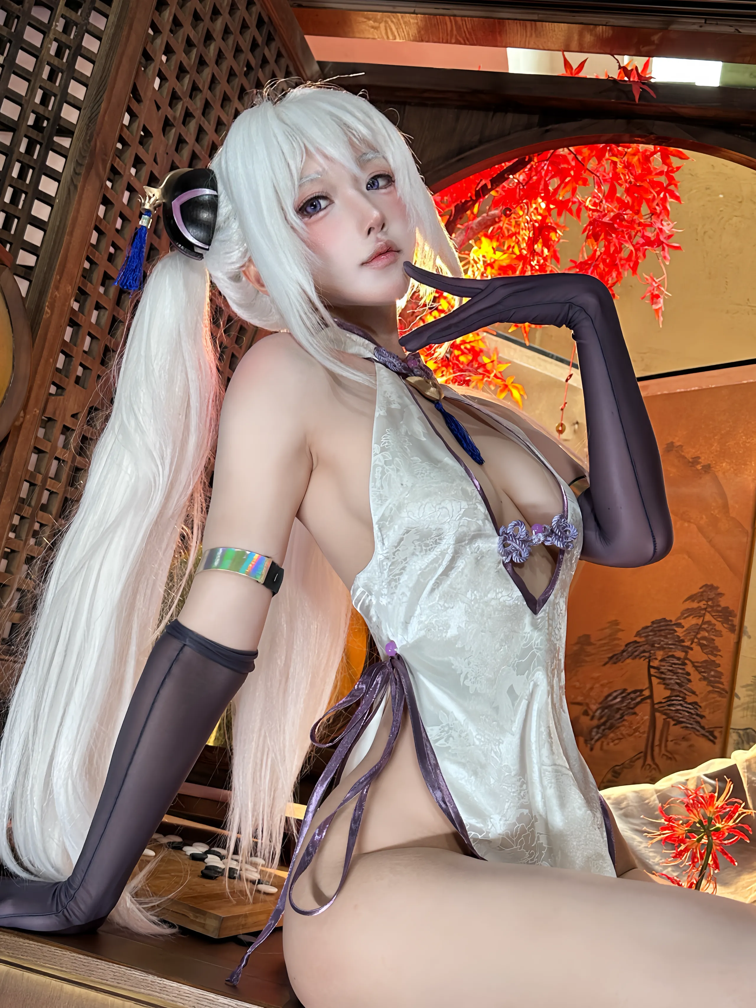Đọc truyện hentai Tuyển tập Albums siêu phẩm Cosplay - Chap 967 - A Bao is also a bunny girl. Azur Lane. Qi Ershazhi