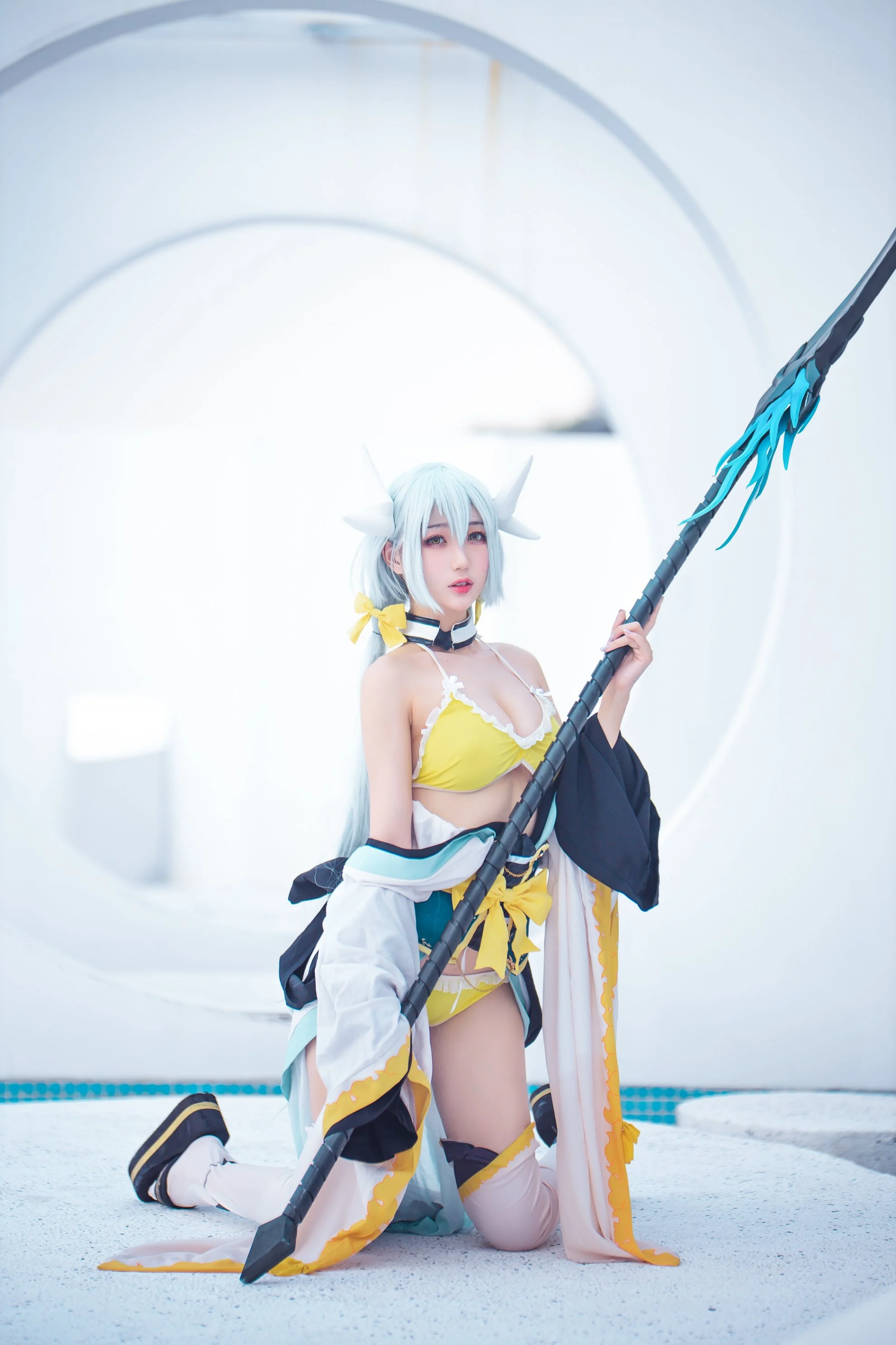 Đọc truyện hentai Tuyển tập Albums siêu phẩm Cosplay - Chap 888 - Zhou Ji is a cute rabbit NO.031 Qing Ji