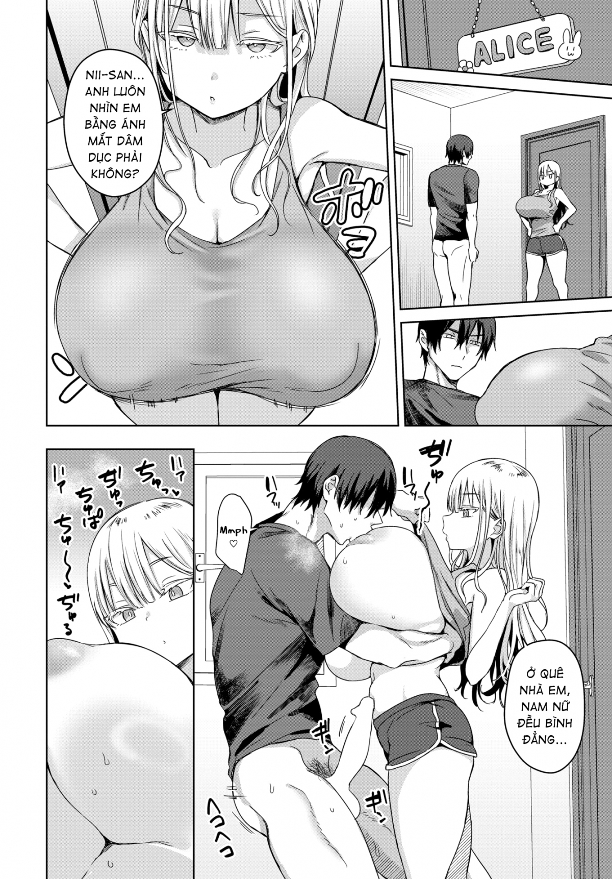 Đọc truyện hentai Sống cùng cô em kế zú bự - Oneshot