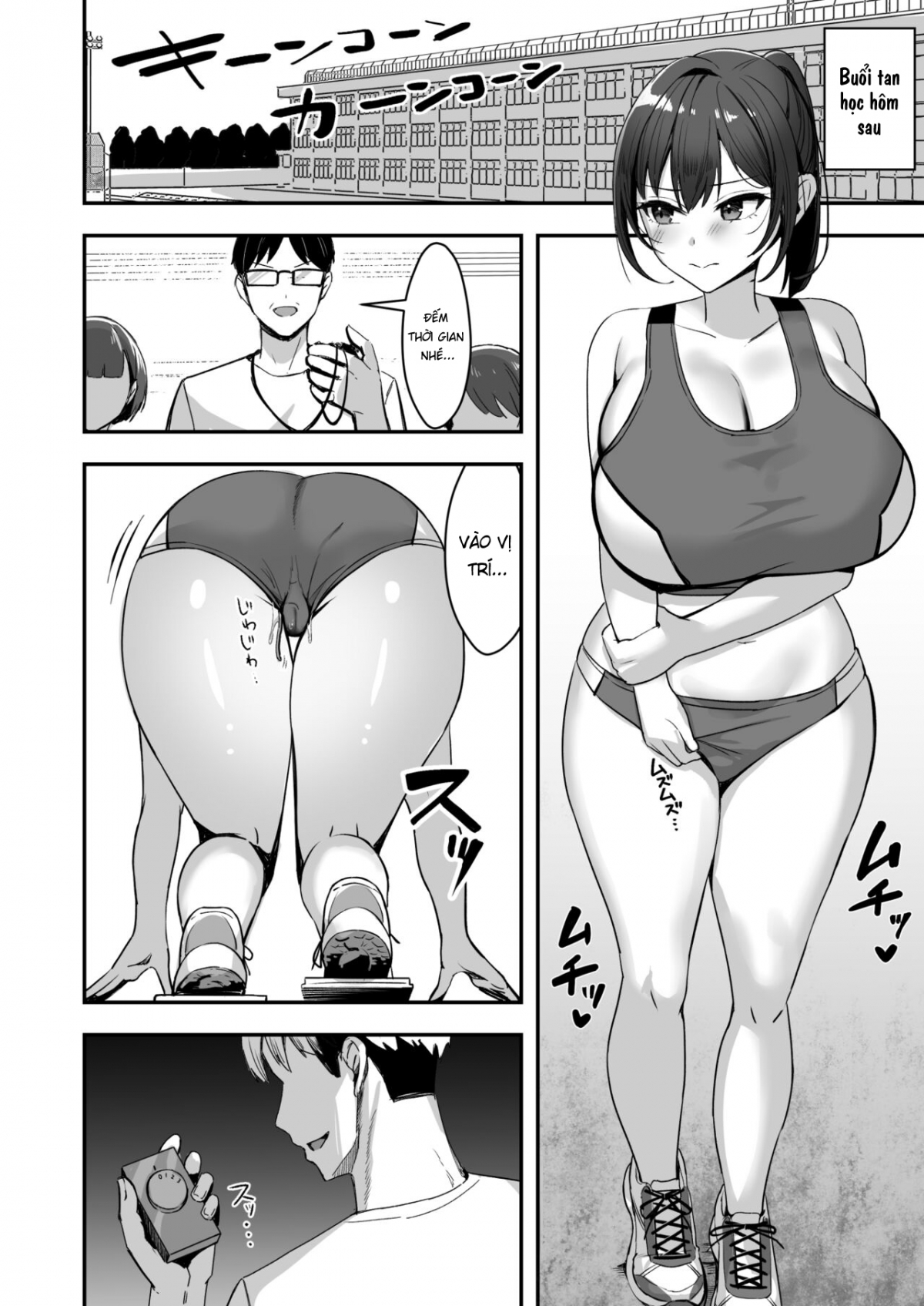 Đọc truyện hentai Không thể cưỡng lại được cô ấy là thành viên của đội điền kinh và có bộ ngực khủng - Oneshot