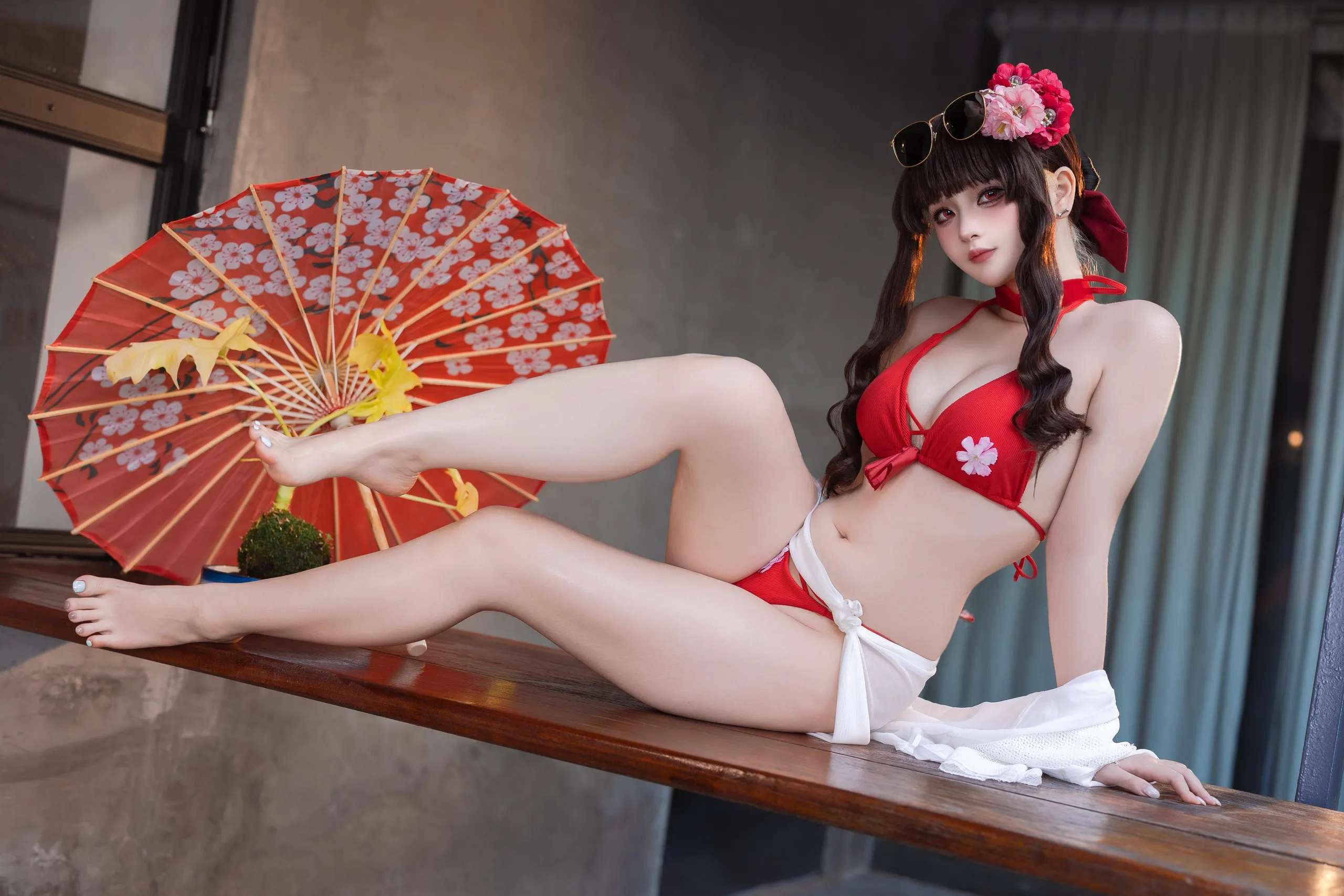 Đọc truyện hentai Tuyển tập Albums siêu phẩm Cosplay - Chap 966 - Fish - Sakura Swimsuit