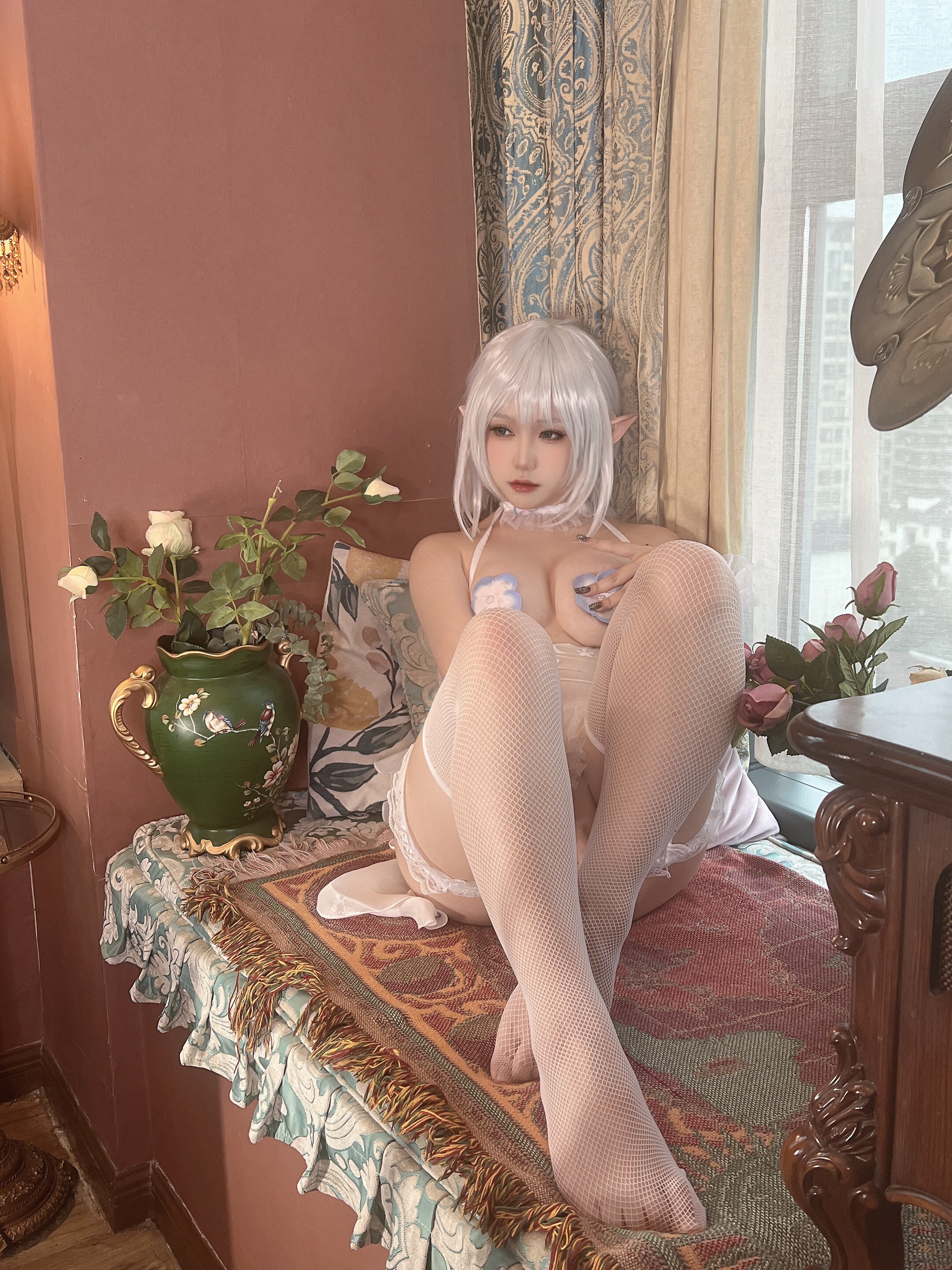 Đọc truyện hentai Tuyển tập Albums siêu phẩm Cosplay - Chap 950 - One North - White Elf