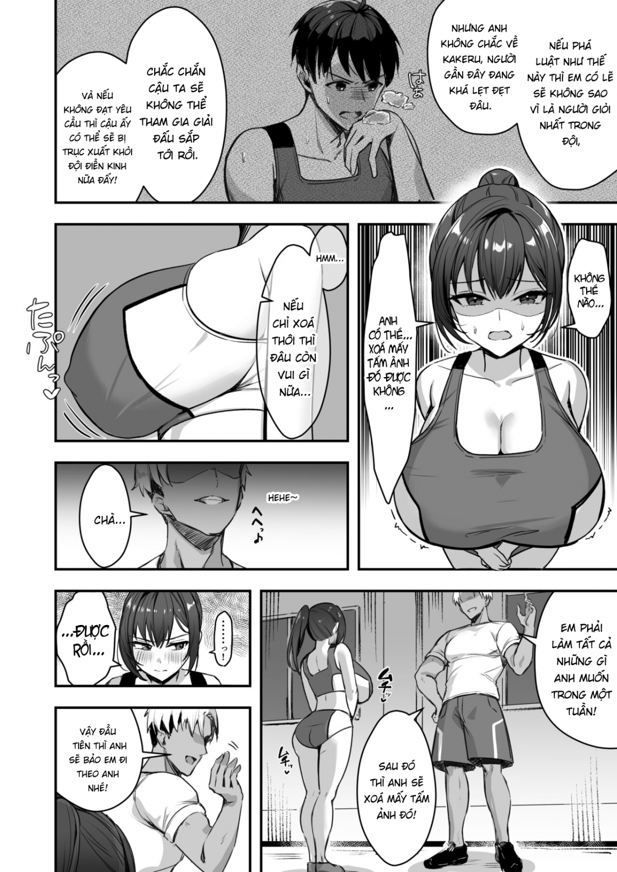 Đọc truyện hentai Không thể cưỡng lại được cô ấy là thành viên của đội điền kinh và có bộ ngực khủng - Oneshot