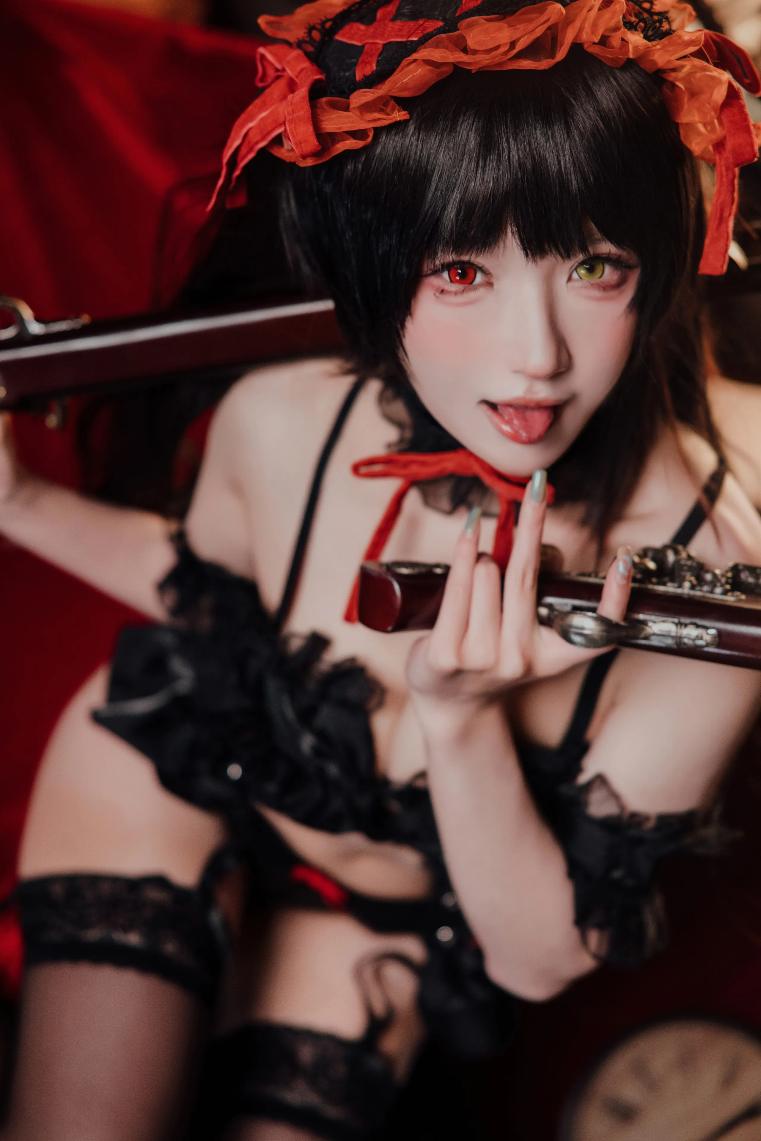 Đọc truyện hentai Tuyển tập Albums siêu phẩm Cosplay - Chap 1008 - Ah Bao is also a bunny girl Tokisaki Kurumi