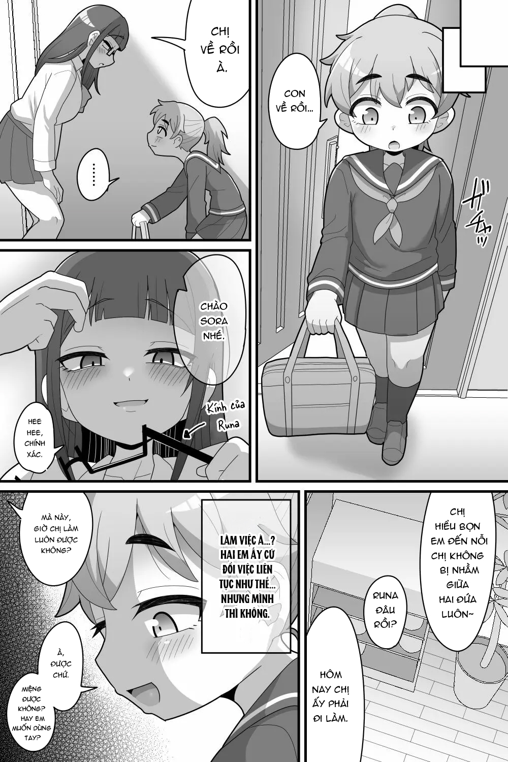 Đọc truyện hentai Tôi được yêu thương quá nhiều bởi cặp song sinh lưỡng hình. - Oneshot.