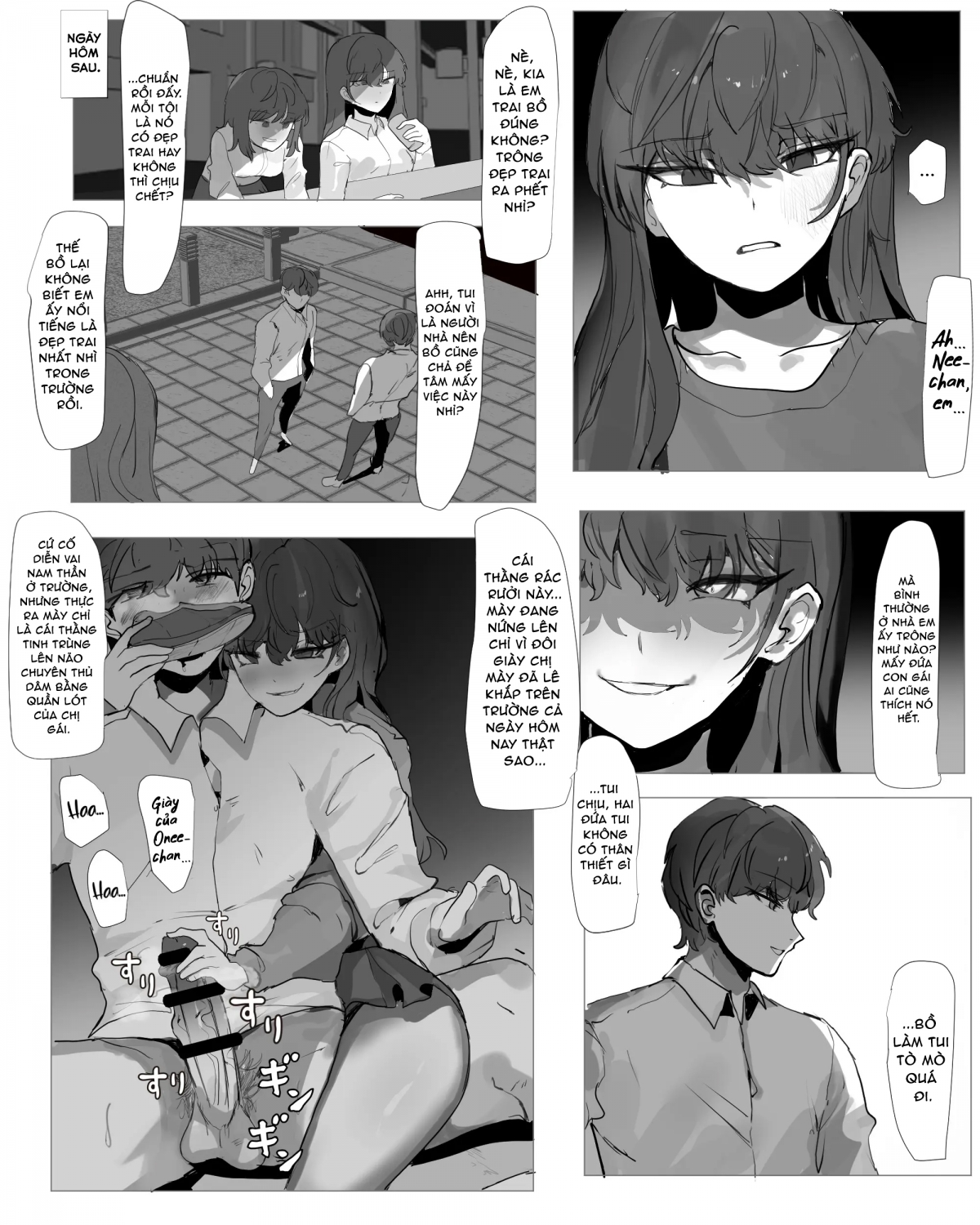 Đọc truyện hentai Huấn luyện thằng em khổ dâm! - Femdom hay