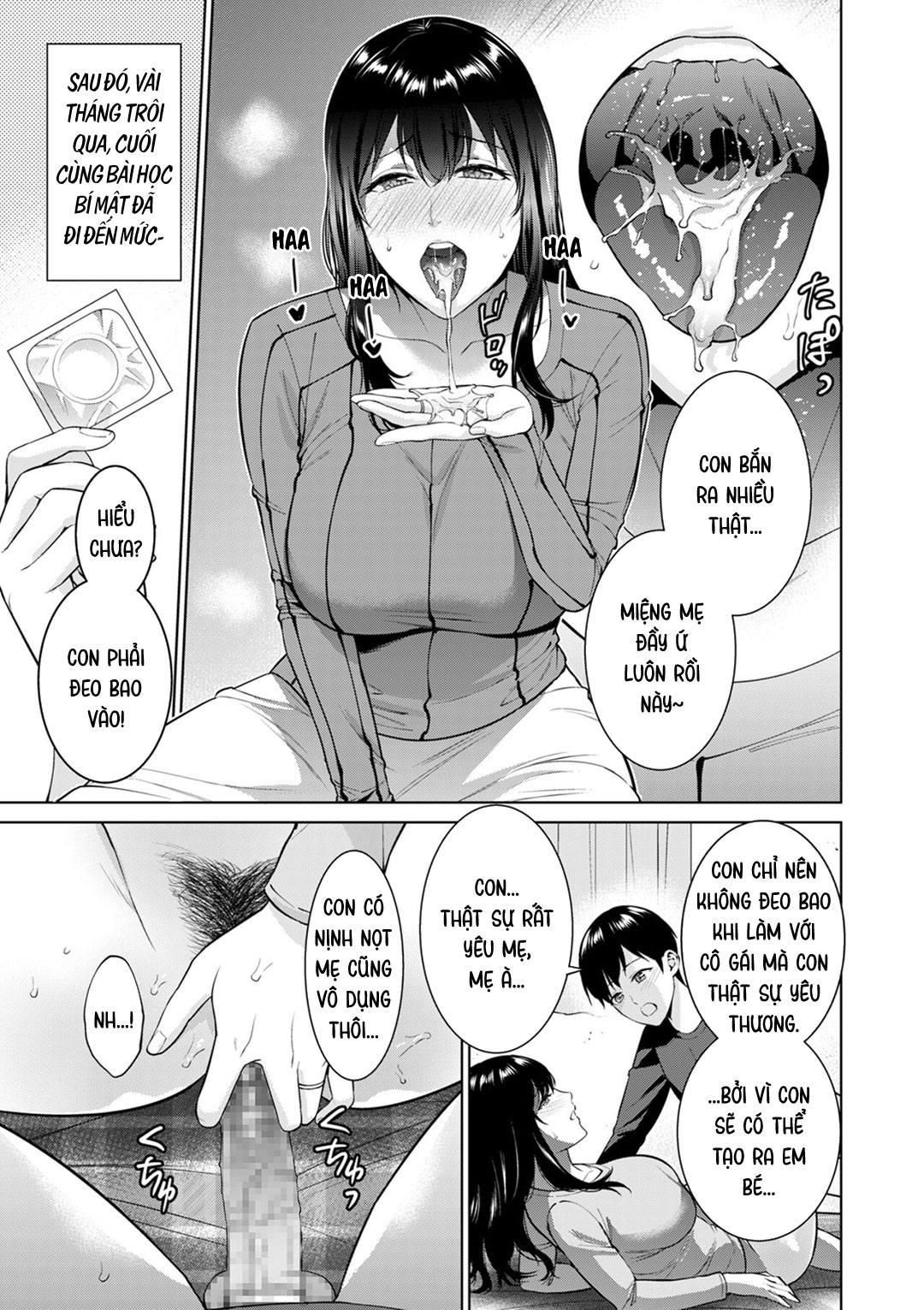 Đọc truyện hentai Lễ cưới bí mật với mẹ! - Oneshot