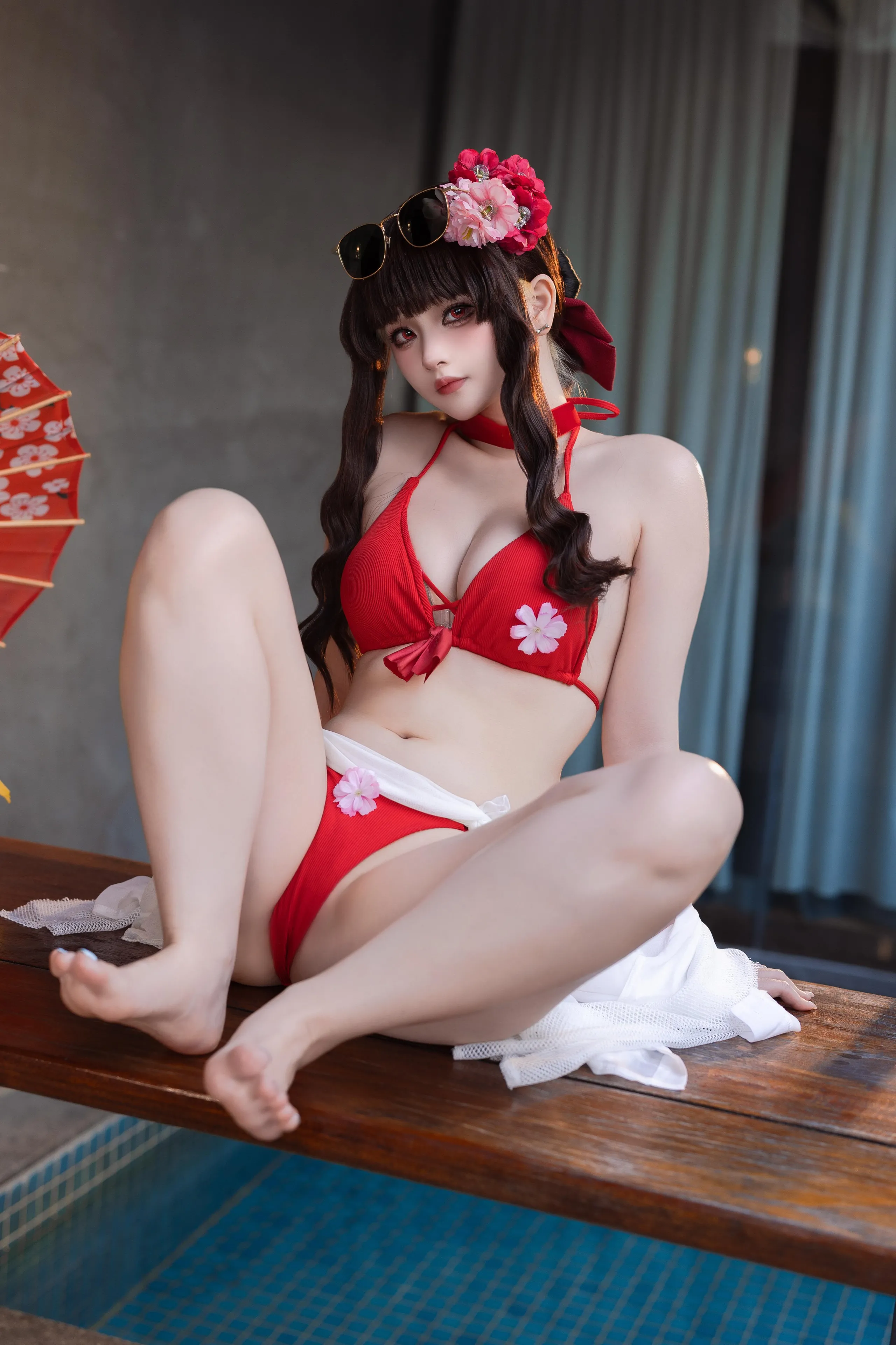 Đọc truyện hentai Tuyển tập Albums siêu phẩm Cosplay - Chap 966 - Fish - Sakura Swimsuit