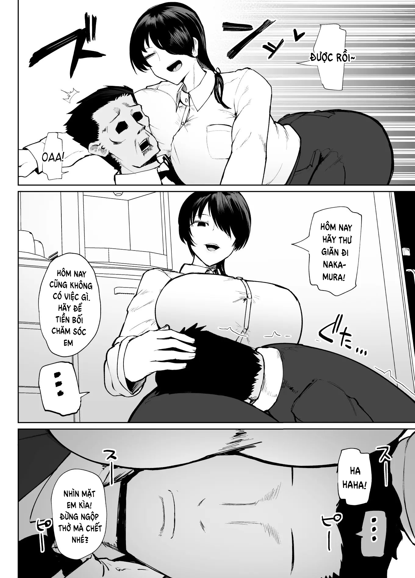 Đọc truyện hentai Moshimo Tenshoku-saki no On'na Joushi ga Misuteriasude o Iroke Tappuri no Chou Sasoi Uke Mazodattara… - Oneshot