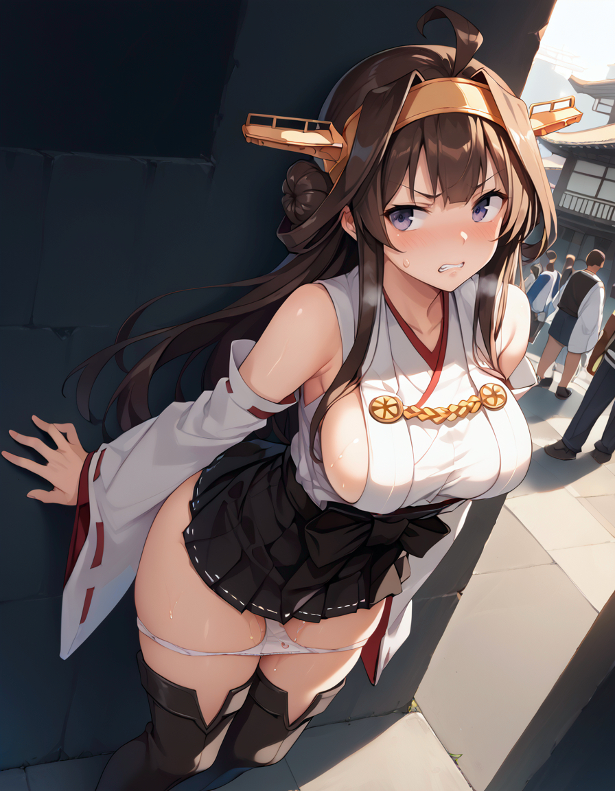 Đọc truyện hentai Tuyển tập Albums Art hentai - Chap 381 - [Paid Request] Kongou and the Exposure Forced Man