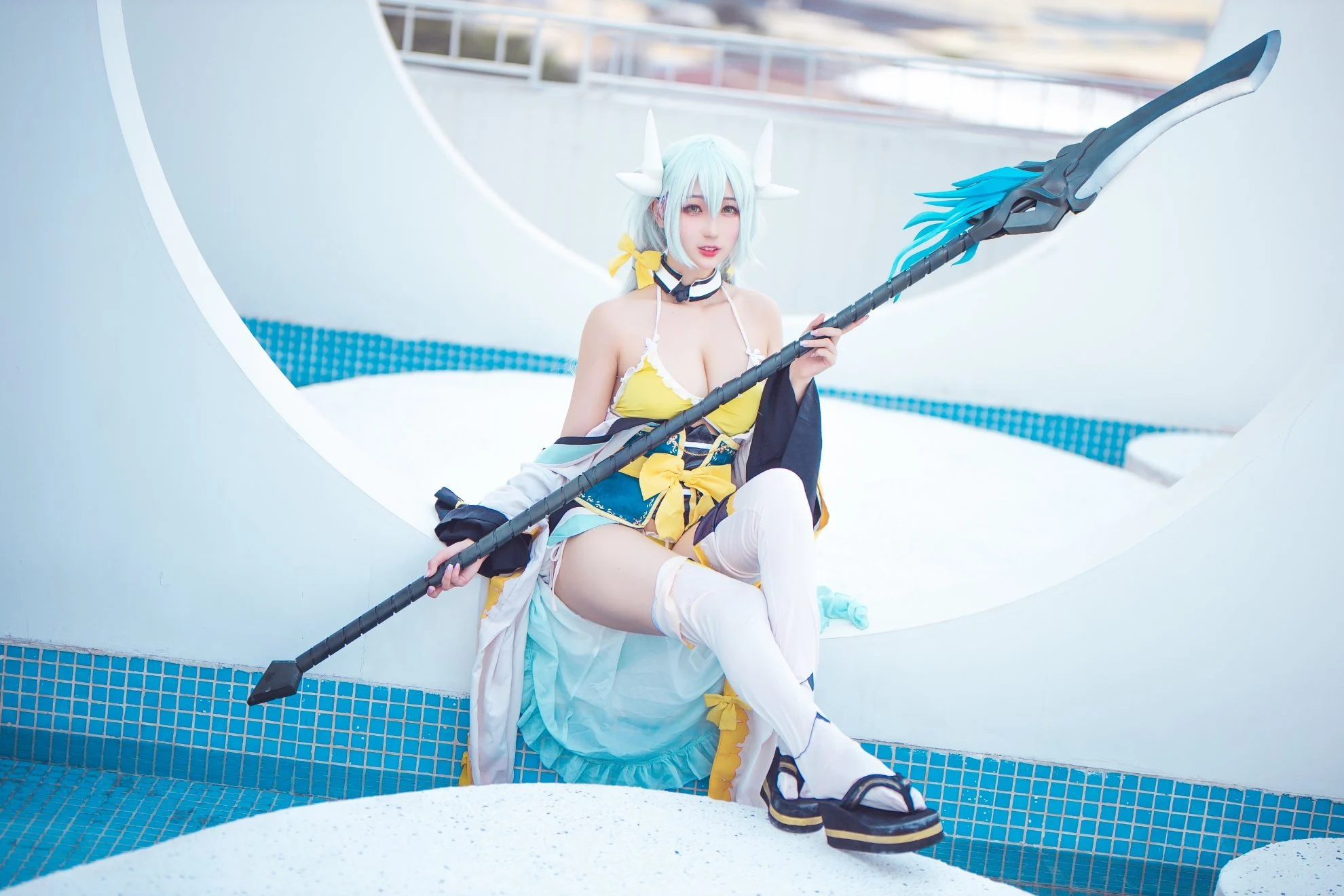 Đọc truyện hentai Tuyển tập Albums siêu phẩm Cosplay - Chap 888 - Zhou Ji is a cute rabbit NO.031 Qing Ji