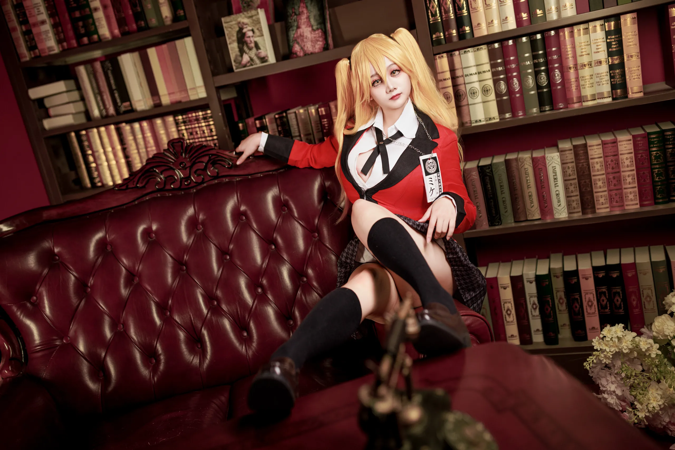 Đọc truyện hentai Tuyển tập Albums siêu phẩm Cosplay - Chap 1109 - A Xuexue - Kakegurui Saotome Meiari Uniform