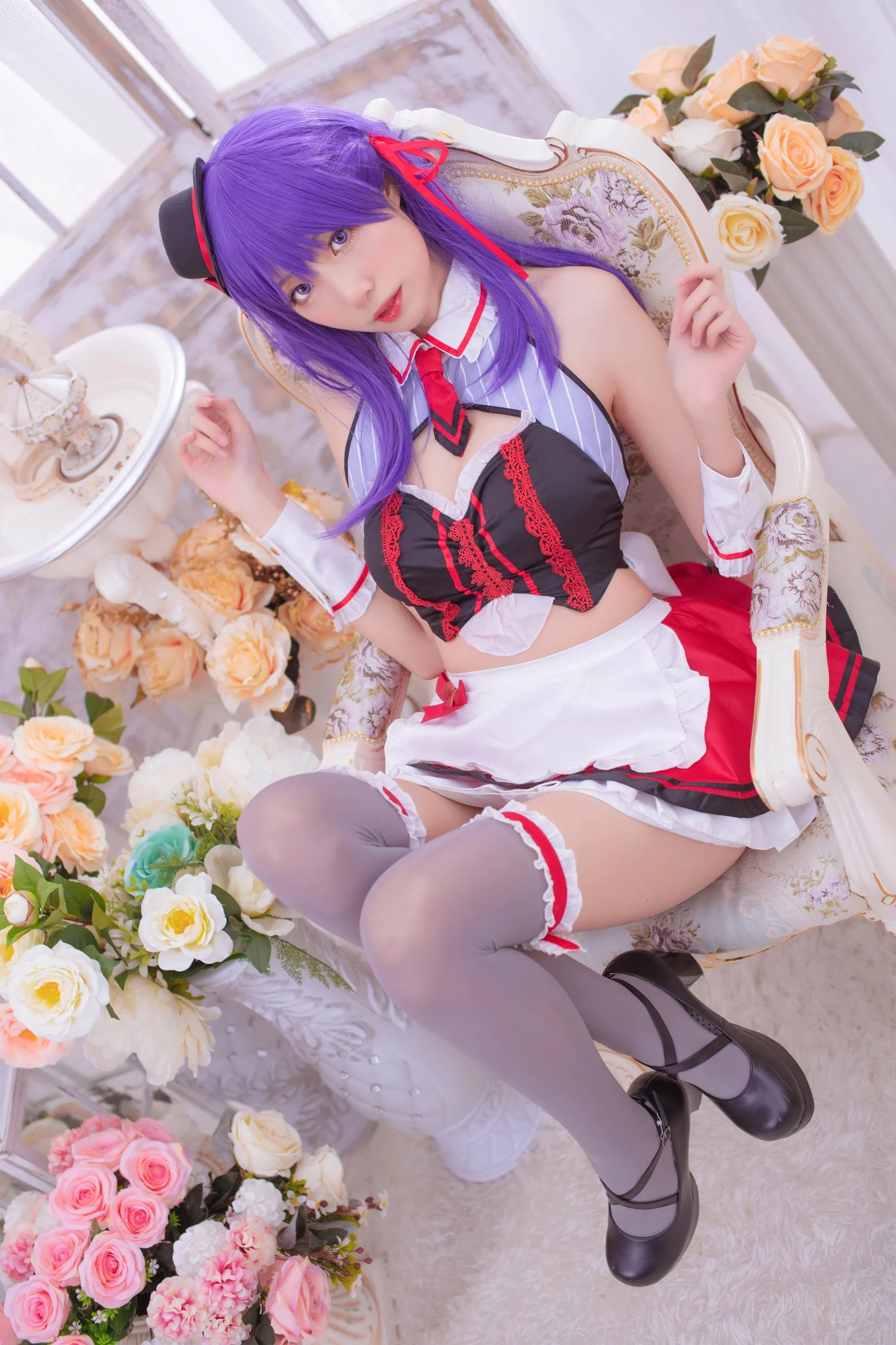 Đọc truyện hentai Tuyển tập Albums siêu phẩm Cosplay - Chap 918 - [Zhajiang Mumu] Sakura Maid