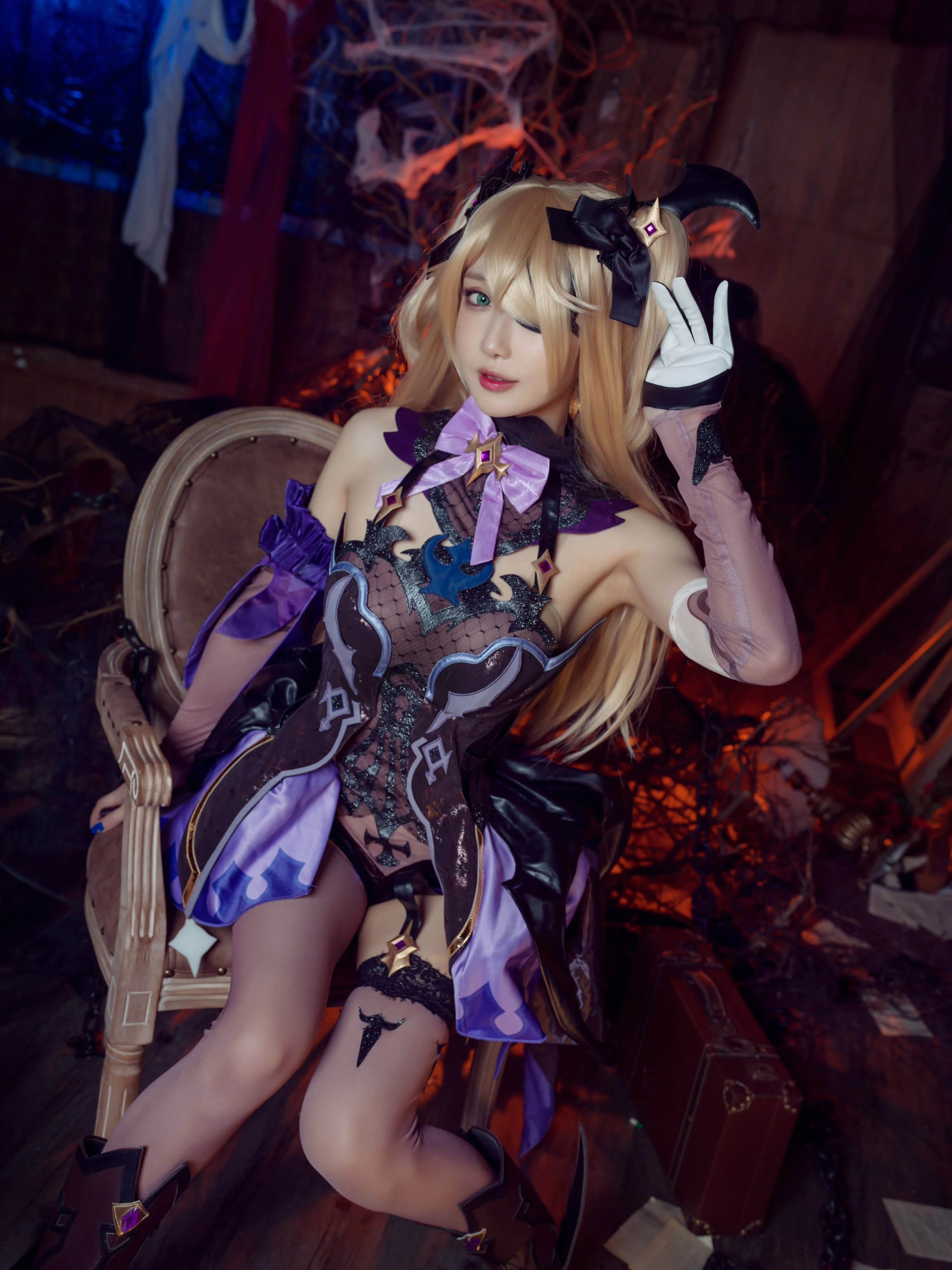 Đọc truyện hentai Tuyển tập Albums siêu phẩm Cosplay - Chap 819 - Ah Bao is also a bunny girl - Genshin Impact