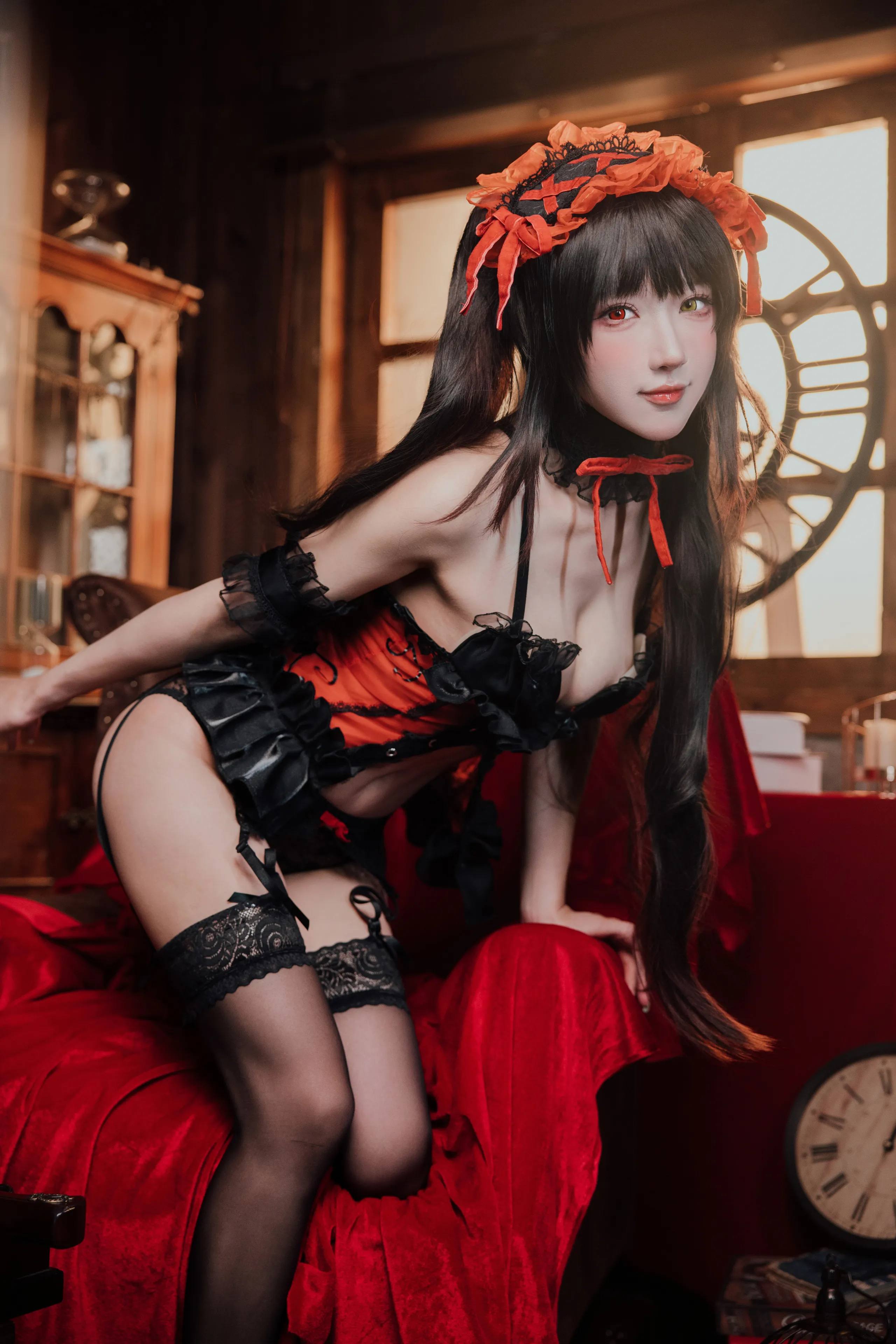 Đọc truyện hentai Tuyển tập Albums siêu phẩm Cosplay - Chap 1008 - Ah Bao is also a bunny girl Tokisaki Kurumi