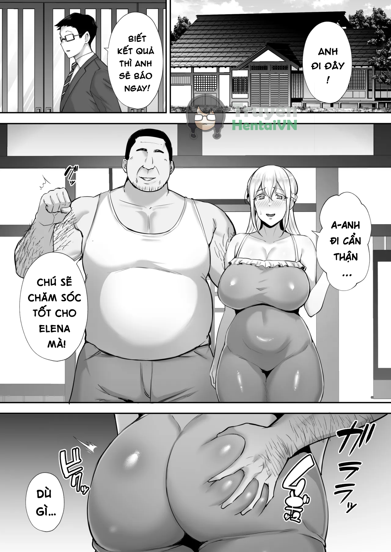 Đọc truyện hentai Cộ gái tóc vàng ngực bự và chú - Oneshot