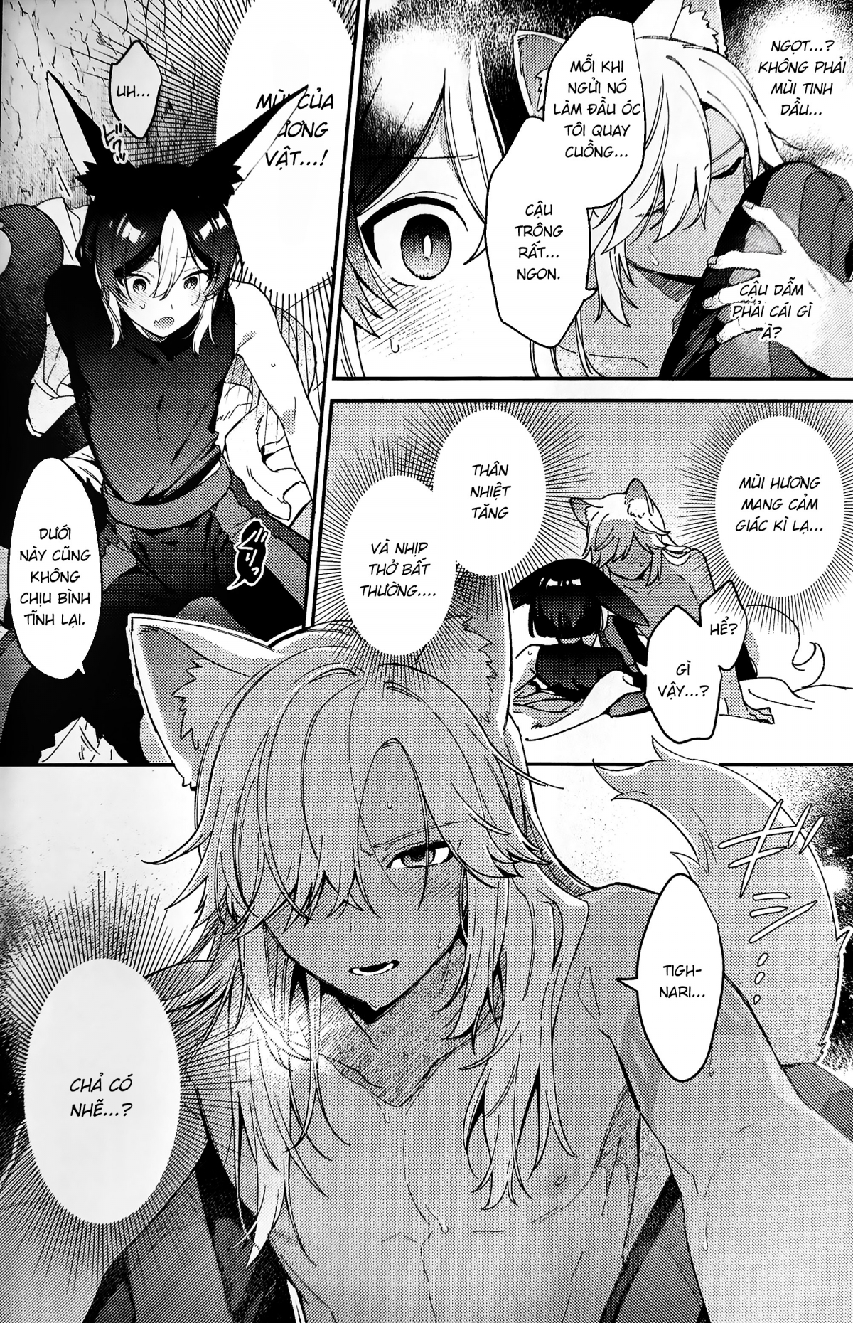 Đọc truyện hentai Anh bạn sói của tôi đang hành động bất thường - Oneshot