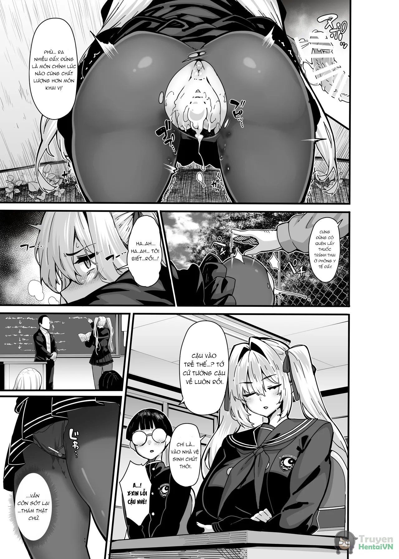 Đọc truyện hentai Shiroyama Karin no Shidou Seido 1 - Oneshot