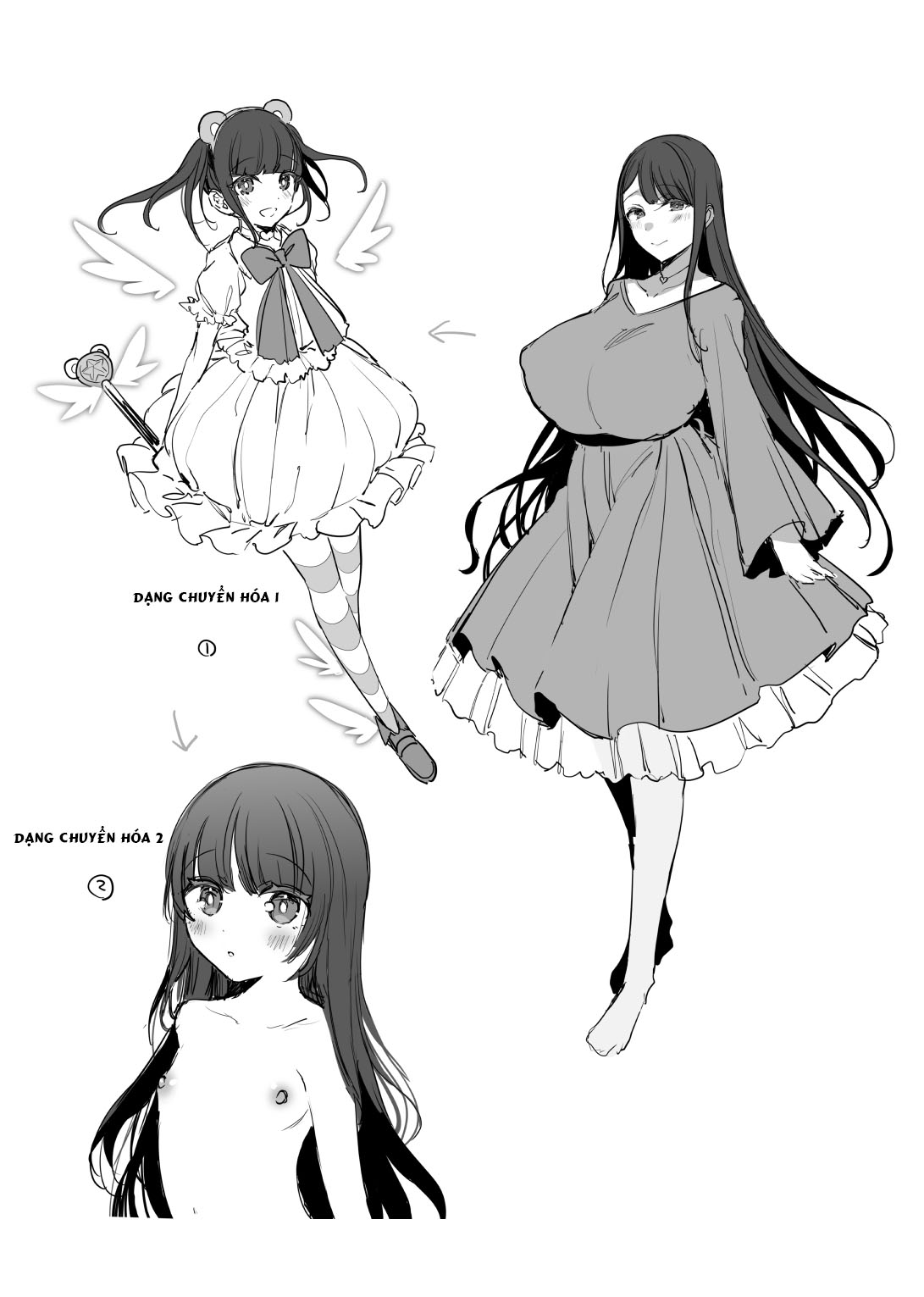 Đọc truyện hentai Mẹ tôi là ma pháp thiếu nữ - Hahaoya Mahou Shoujo Loli-ka NTR Manga