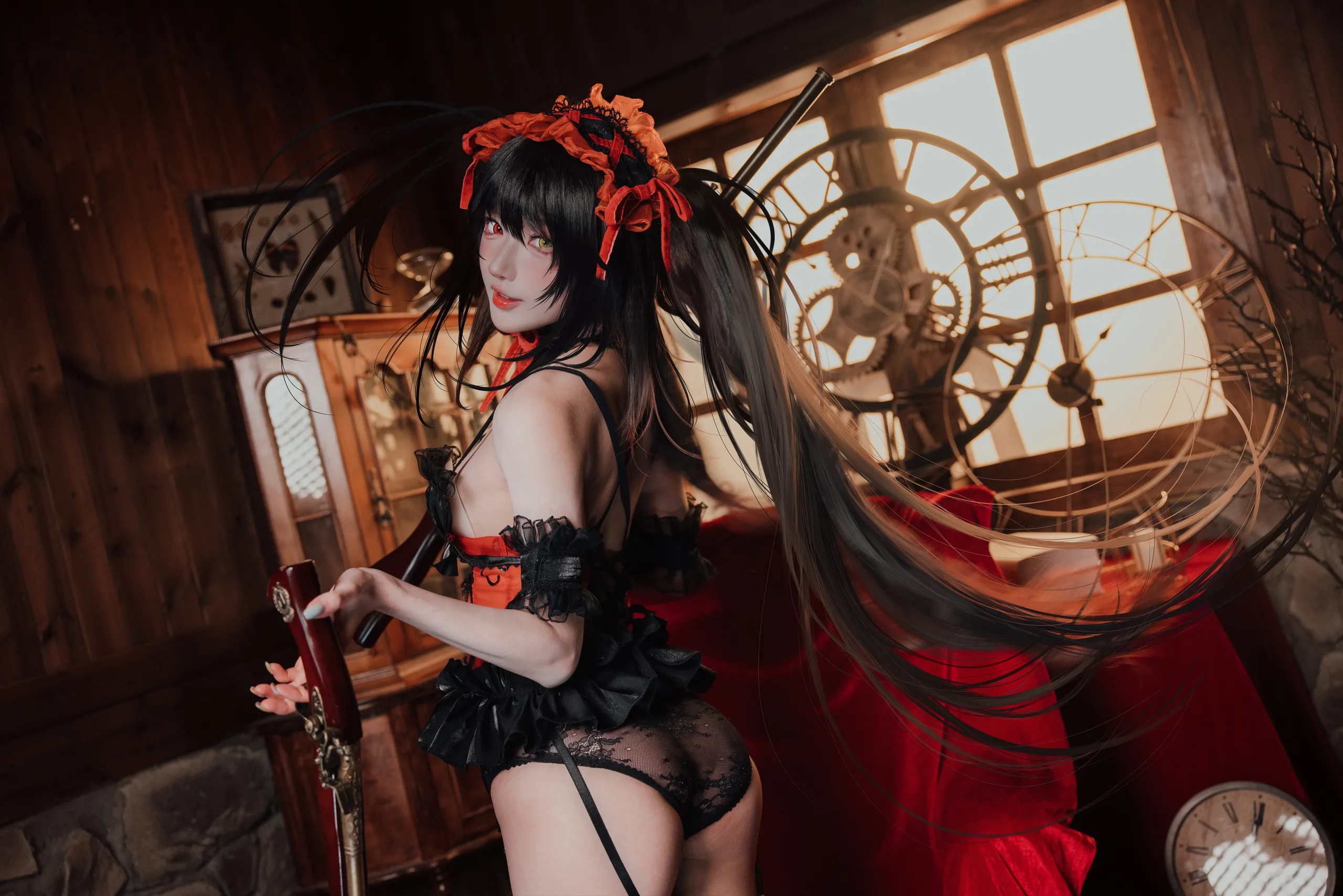 Đọc truyện hentai Tuyển tập Albums siêu phẩm Cosplay - Chap 1008 - Ah Bao is also a bunny girl Tokisaki Kurumi