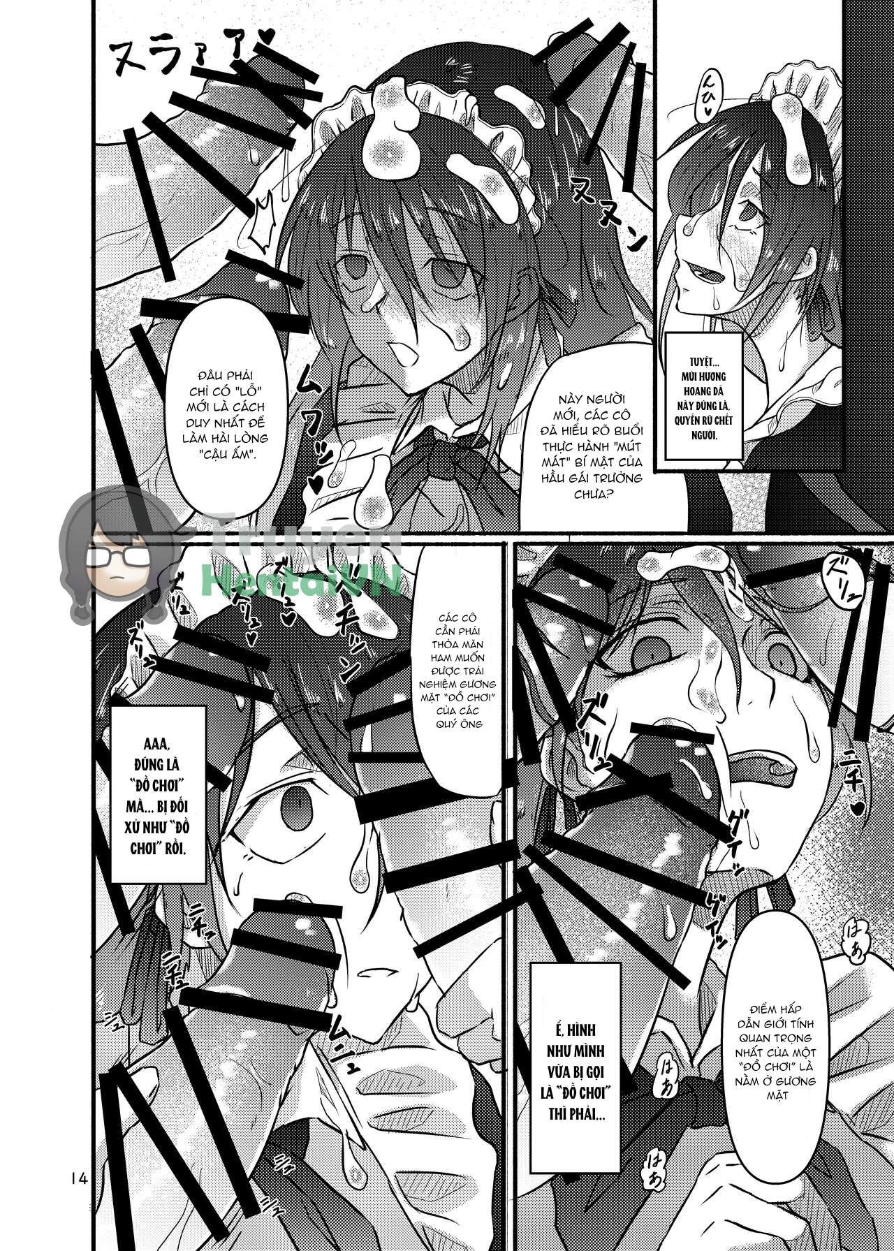 Đọc truyện hentai Futsuu no Inkya no JK Datta kedo, Maid ni Sarete, Makasare Haramasare Shussan Saserarete Bitch ni Naremashita! - Oneshot