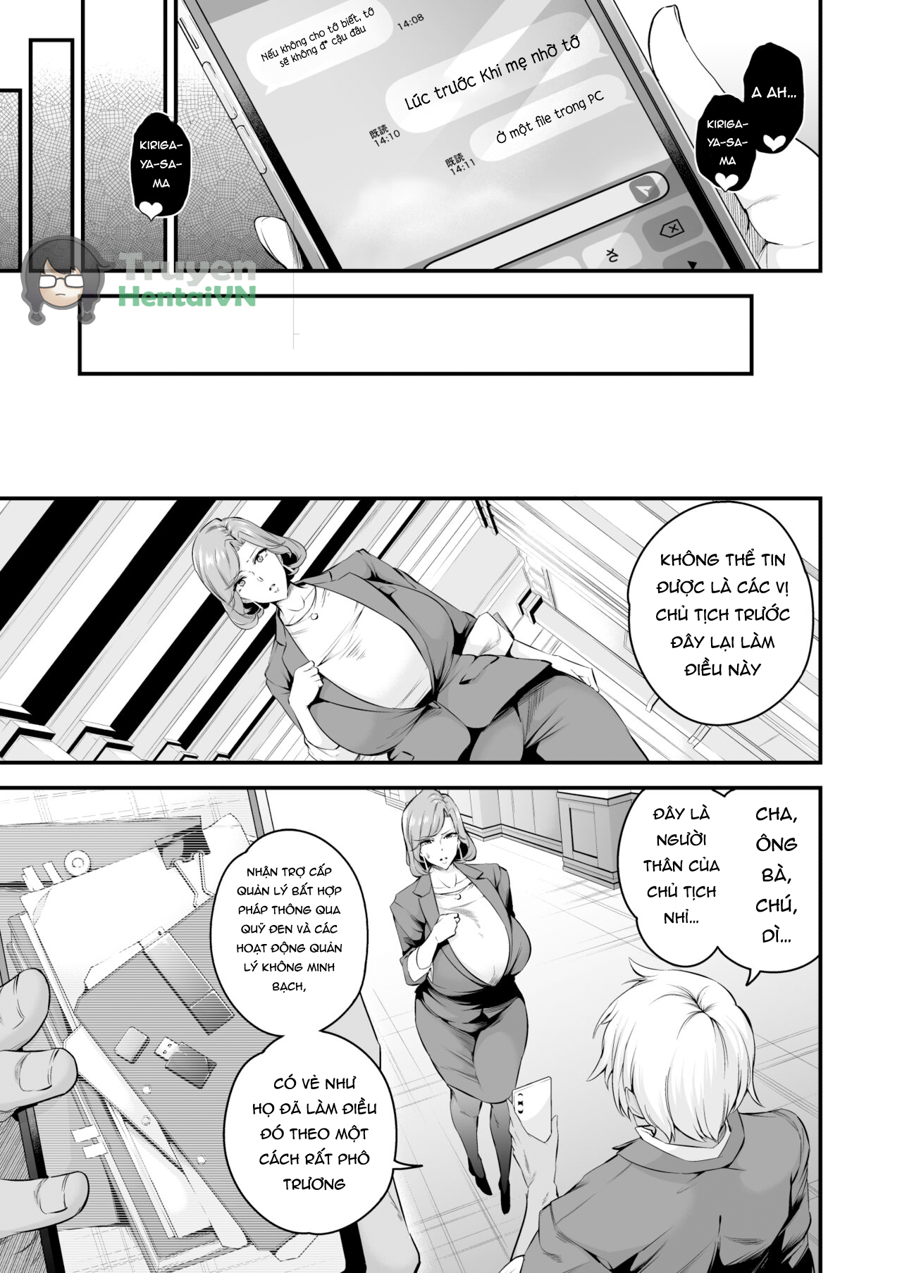 Đọc truyện hentai Shiramine Gakuen no Mesubuta Rijichou Zenpen Oneshot