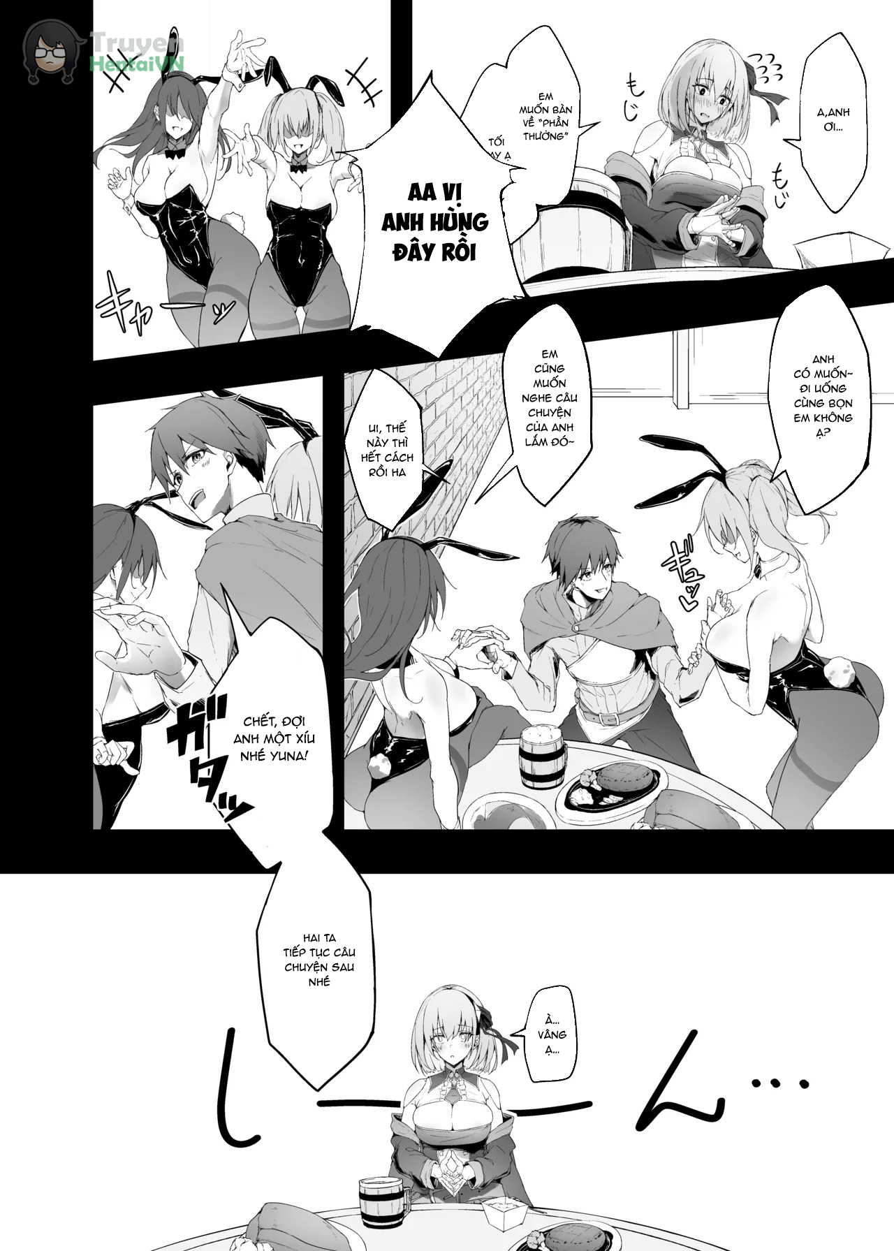 Đọc truyện hentai Yuusha no Kanojo wa NTR reru - Oneshot
