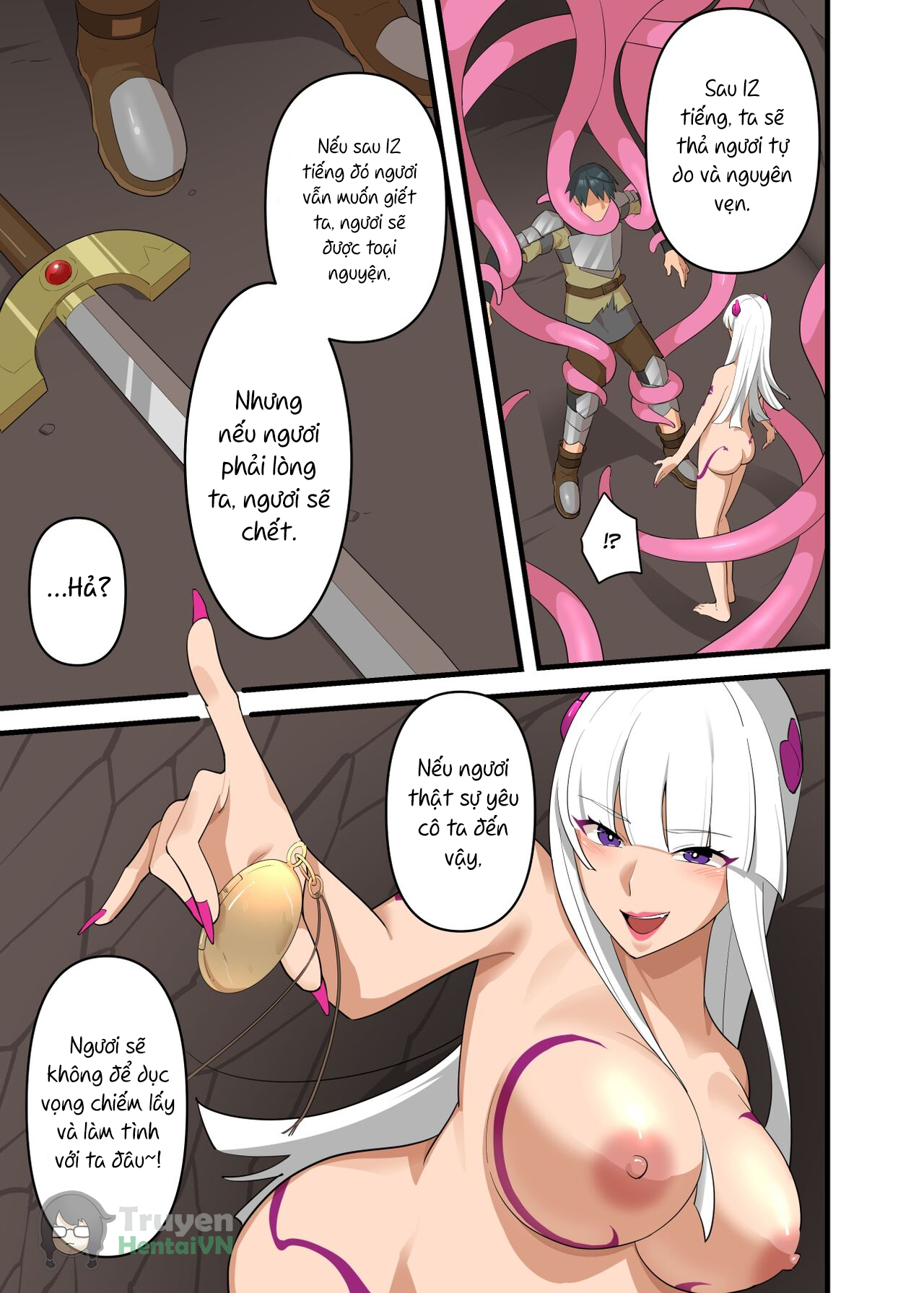 Đọc truyện hentai Thợ săn quỷ may mắn và cô quỷ hấp tinh múp rụp - Chap 1