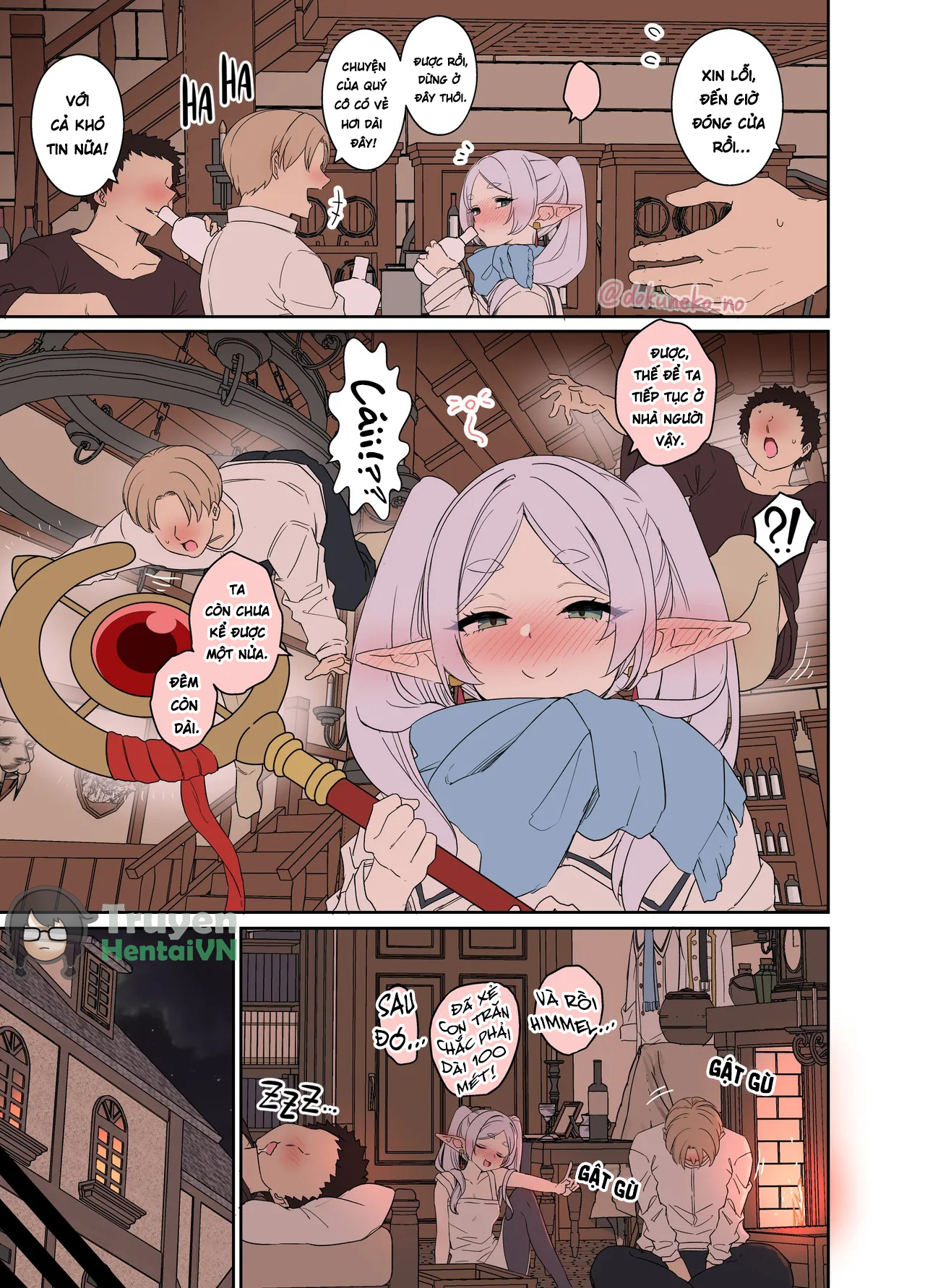 Đọc truyện hentai Một đêm xui xẻo của Frieren Part 1 - Oneshot