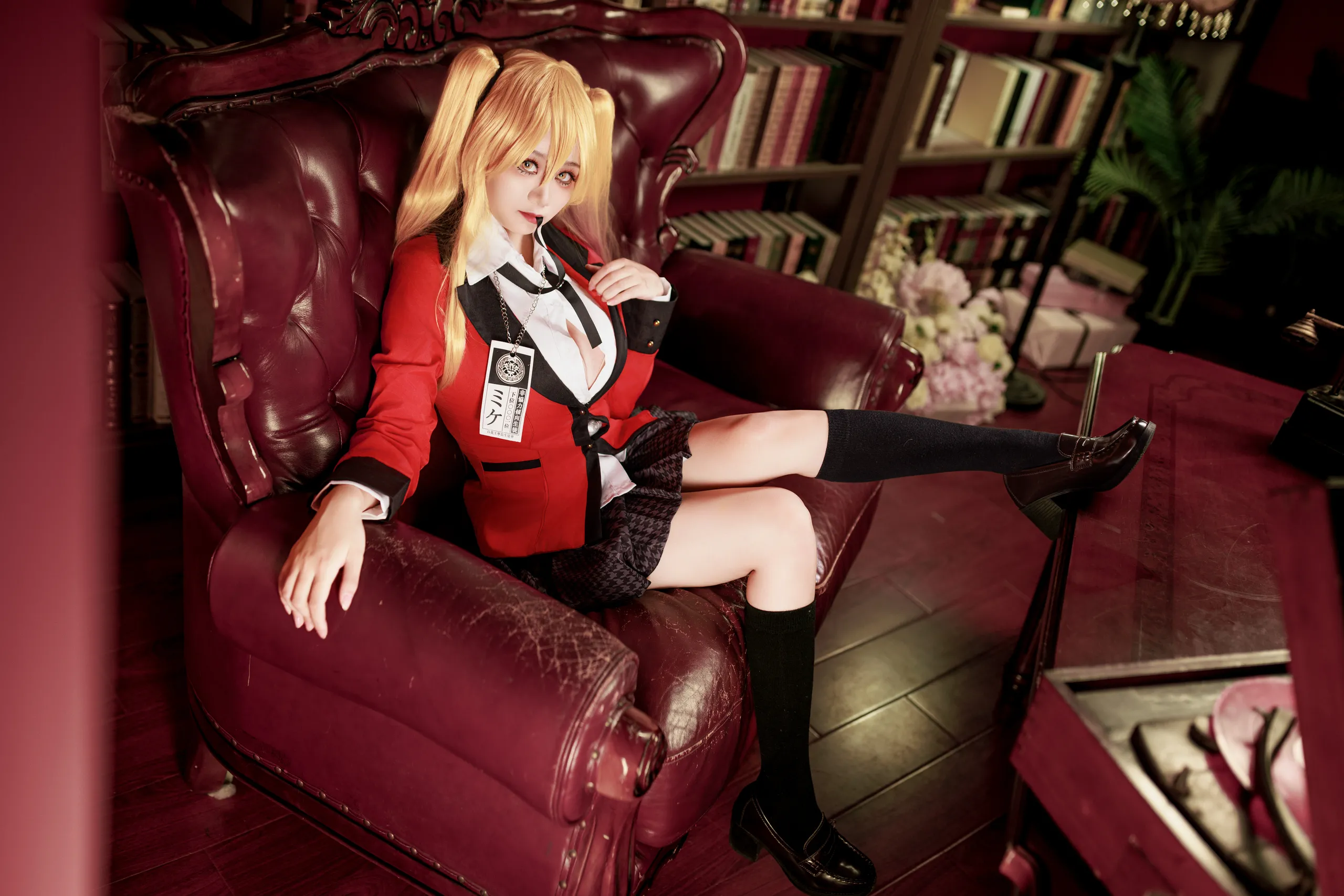 Đọc truyện hentai Tuyển tập Albums siêu phẩm Cosplay - Chap 1109 - A Xuexue - Kakegurui Saotome Meiari Uniform