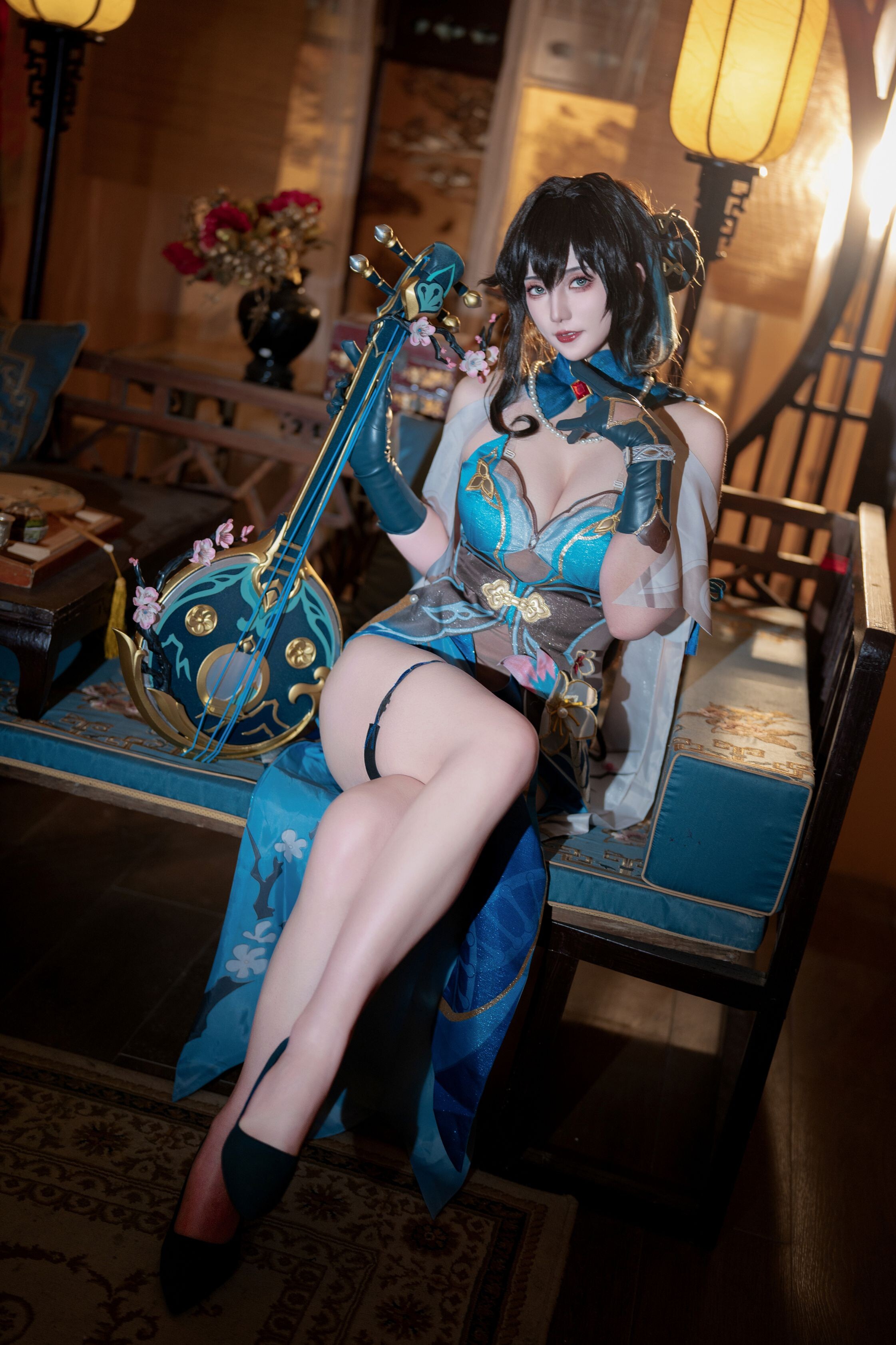 Đọc truyện hentai Tuyển tập Albums siêu phẩm Cosplay - Chap 1022 - Xinglan is Lanlan and calls her Lanmei - Collapse of the Star Sky Railway Ruan Mei