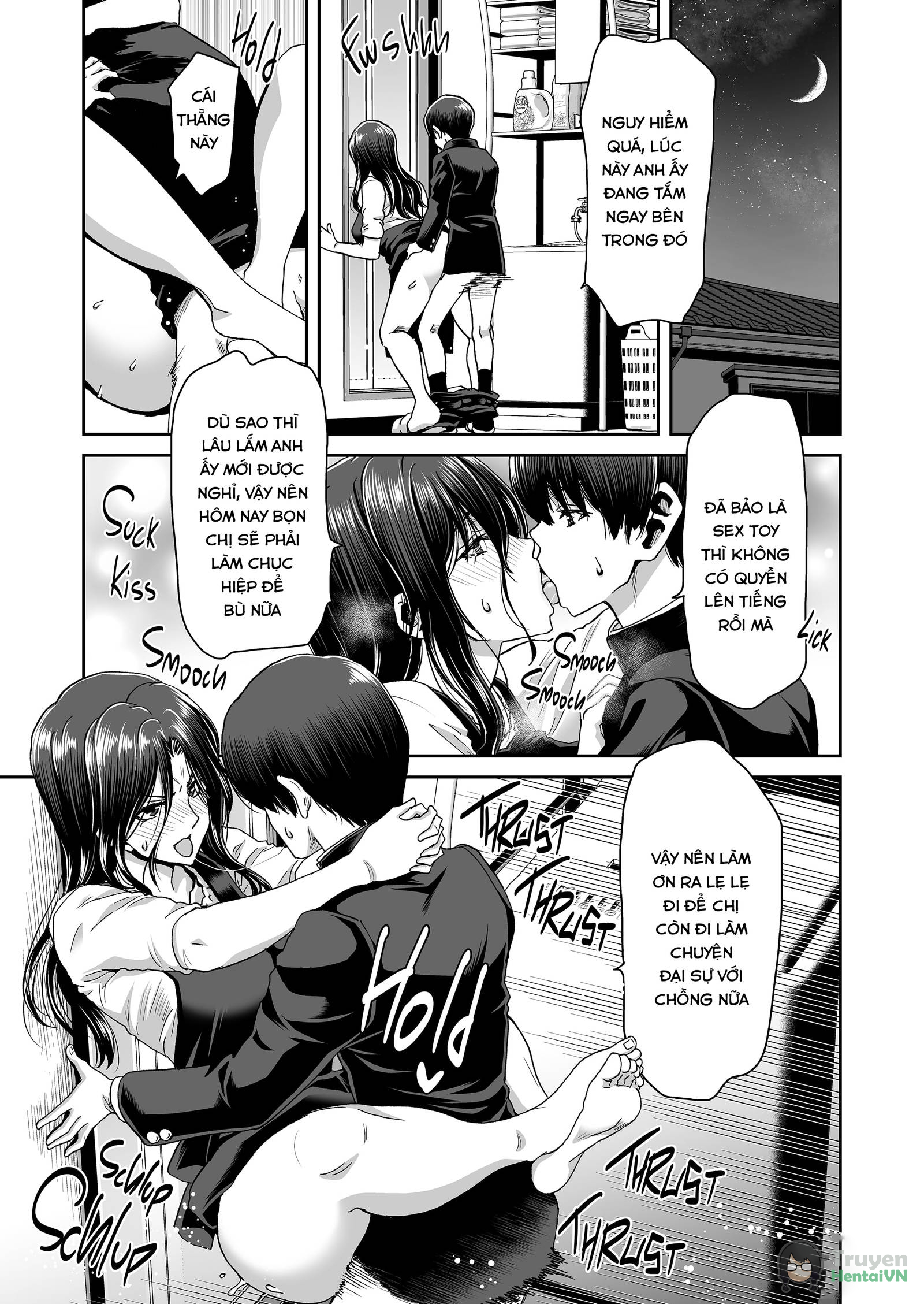 Đọc truyện hentai Lý do vợ tôi buộc tóc đuôi ngựa - Chap 2