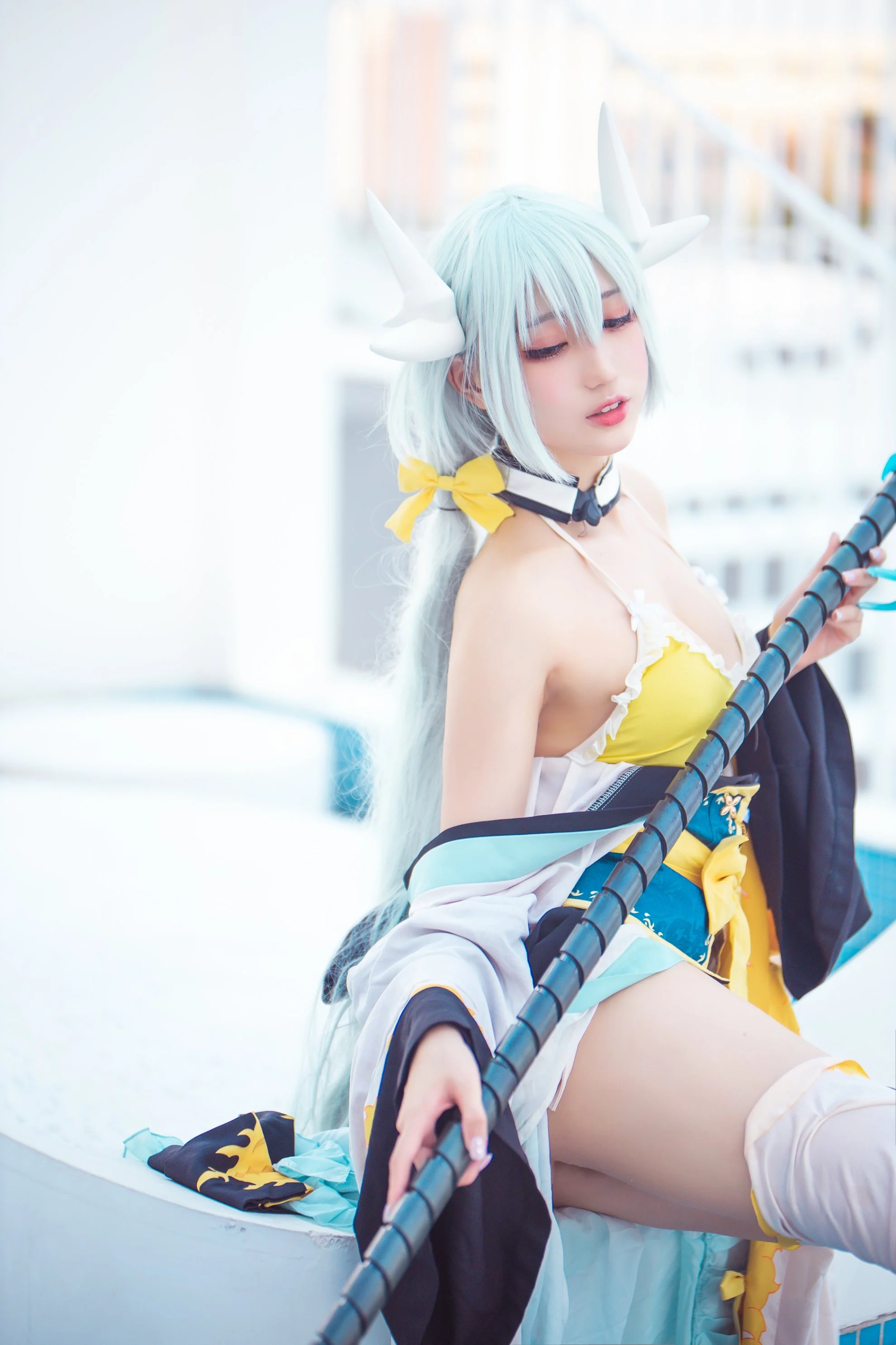 Đọc truyện hentai Tuyển tập Albums siêu phẩm Cosplay - Chap 888 - Zhou Ji is a cute rabbit NO.031 Qing Ji
