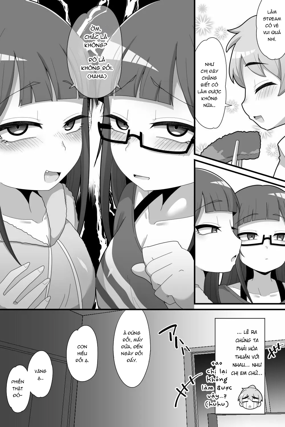 Đọc truyện hentai Tôi được yêu thương quá nhiều bởi cặp song sinh lưỡng hình. - Oneshot.