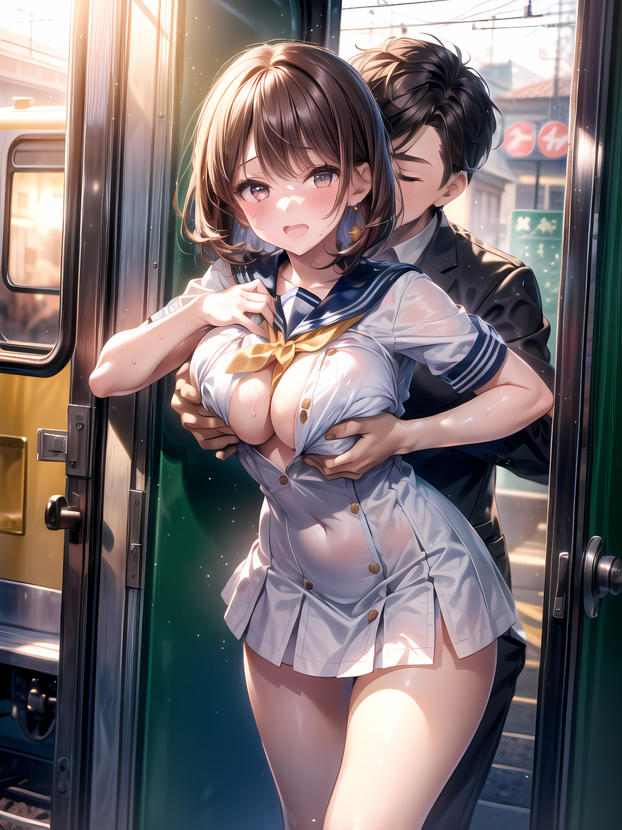 Đọc truyện hentai Tuyển tập Albums Art hentai - Chap 359 - A schoolgirl in uniform who tacitly consented to being molested