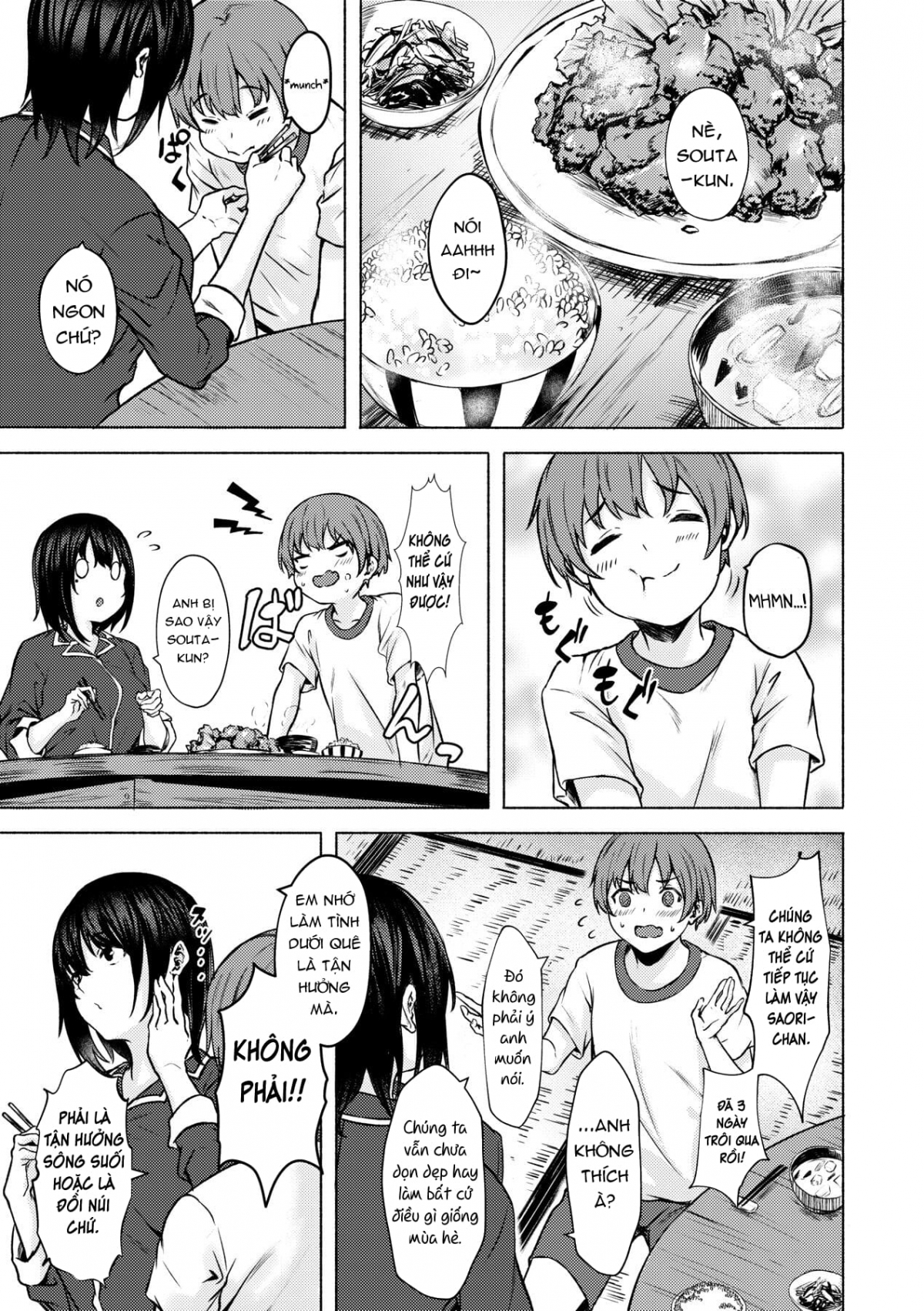 Đọc truyện hentai Saori cao lớn vụng về và dâm đãng - Oneshot