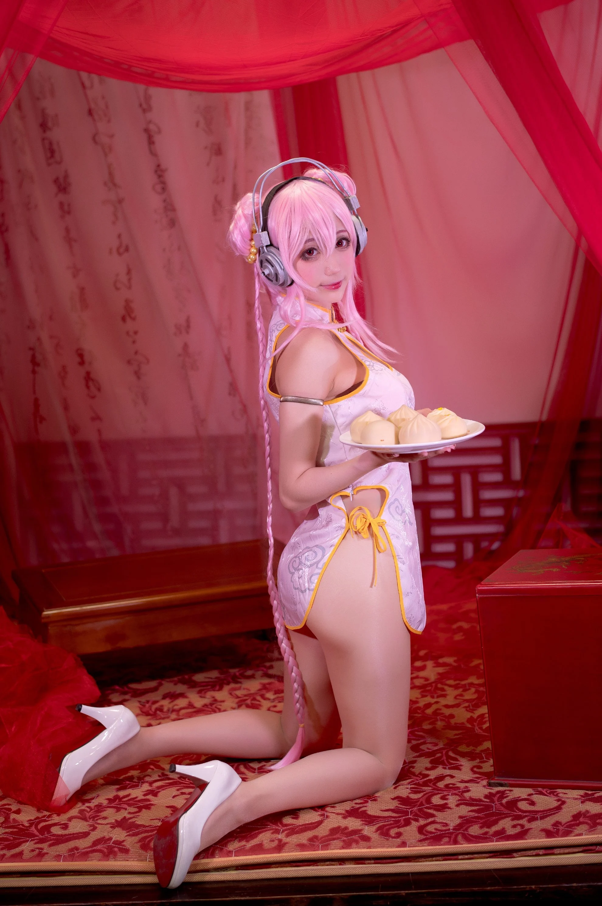 Đọc truyện hentai Tuyển tập Albums siêu phẩm Cosplay - Chap 885 - Zhou Ji is a cute rabbit NO.030 Cheongsam Sony