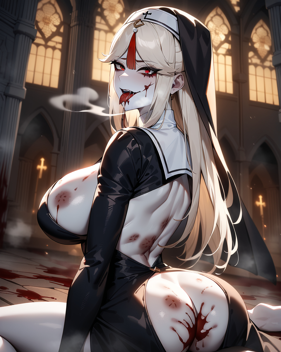 Đọc truyện hentai Tuyển tập Albums Art hentai - Chap 353 - Ningguang - Zombie Nun