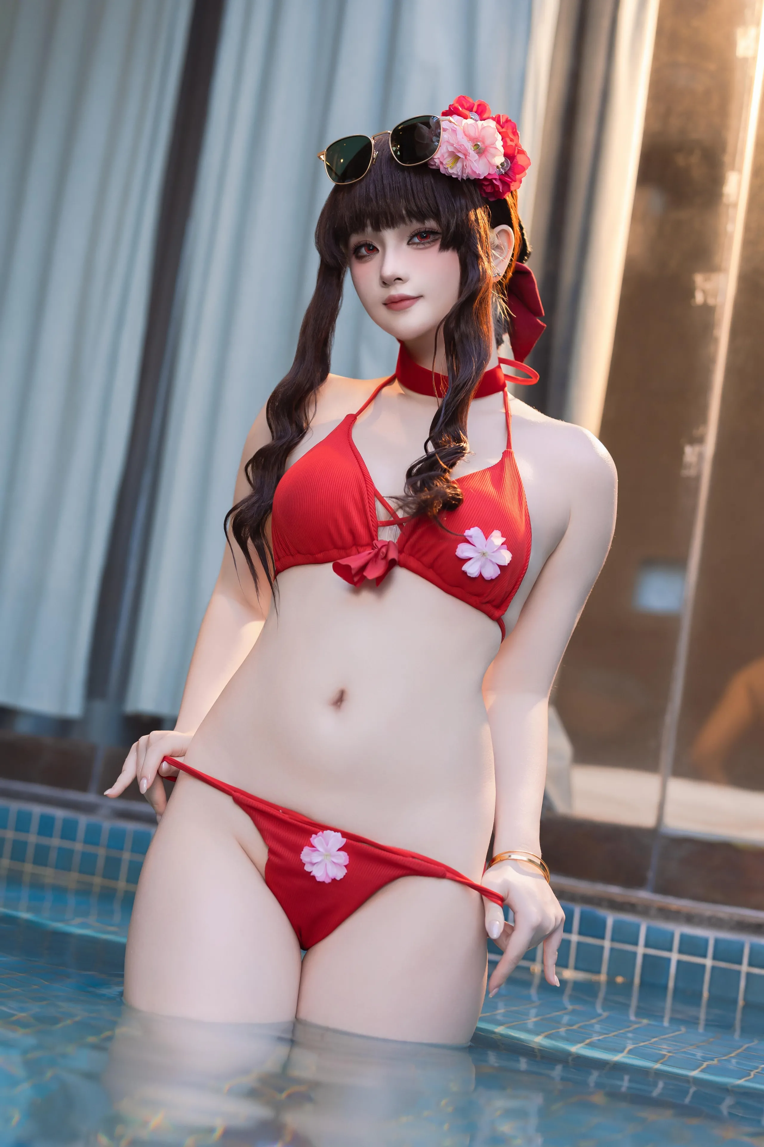Đọc truyện hentai Tuyển tập Albums siêu phẩm Cosplay - Chap 966 - Fish - Sakura Swimsuit