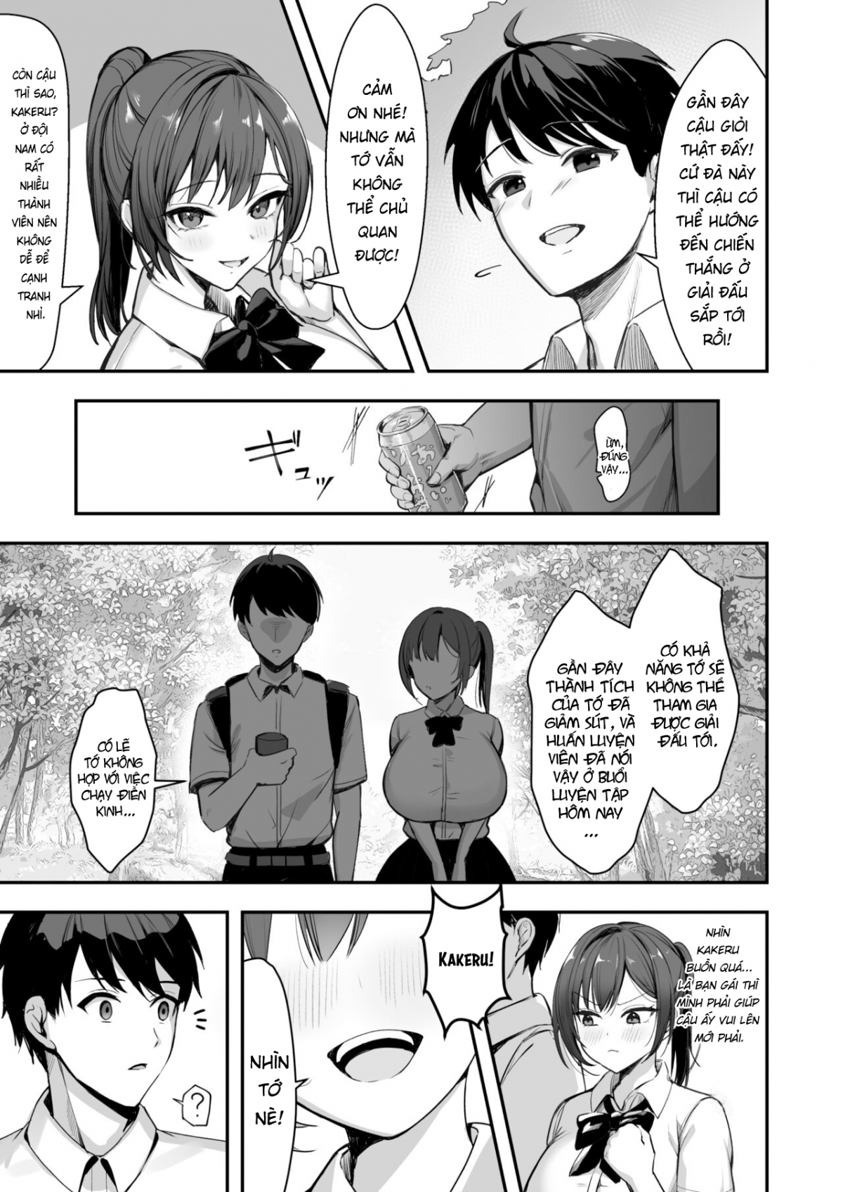 Đọc truyện hentai Không thể cưỡng lại được cô ấy là thành viên của đội điền kinh và có bộ ngực khủng - Oneshot