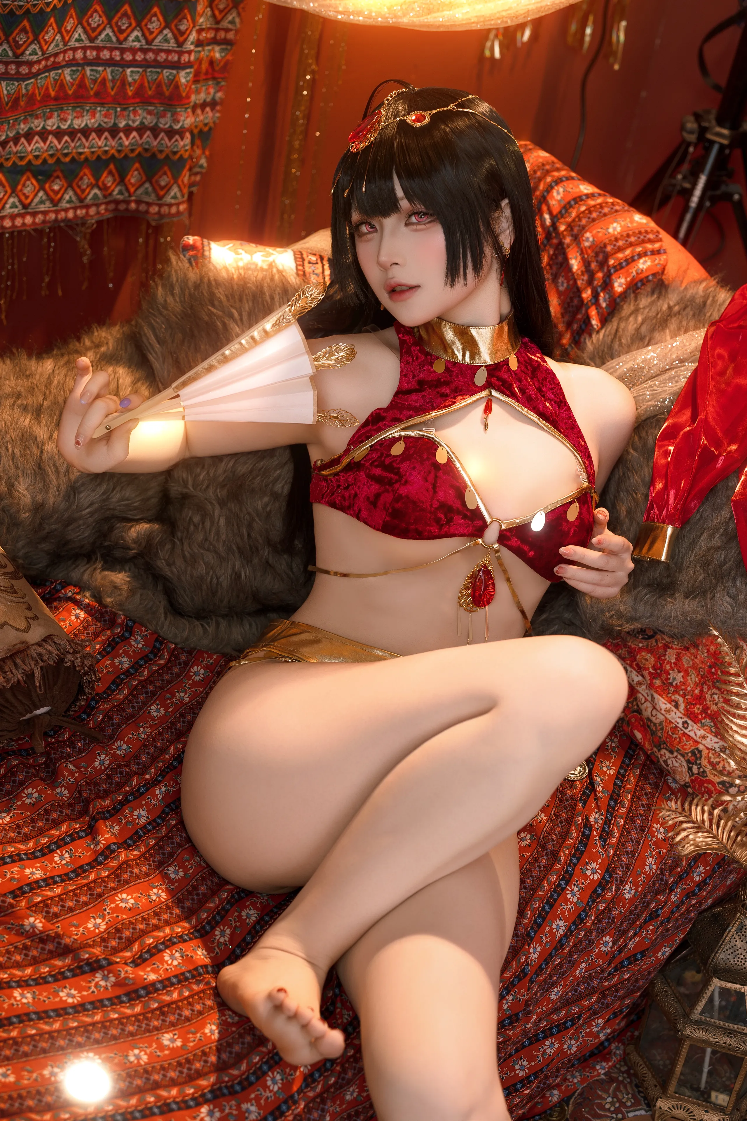 Đọc truyện hentai Tuyển tập Albums siêu phẩm Cosplay - Chap 1018 - Yuyu - Azur Lane Big Phoenix Dancer New Year Special