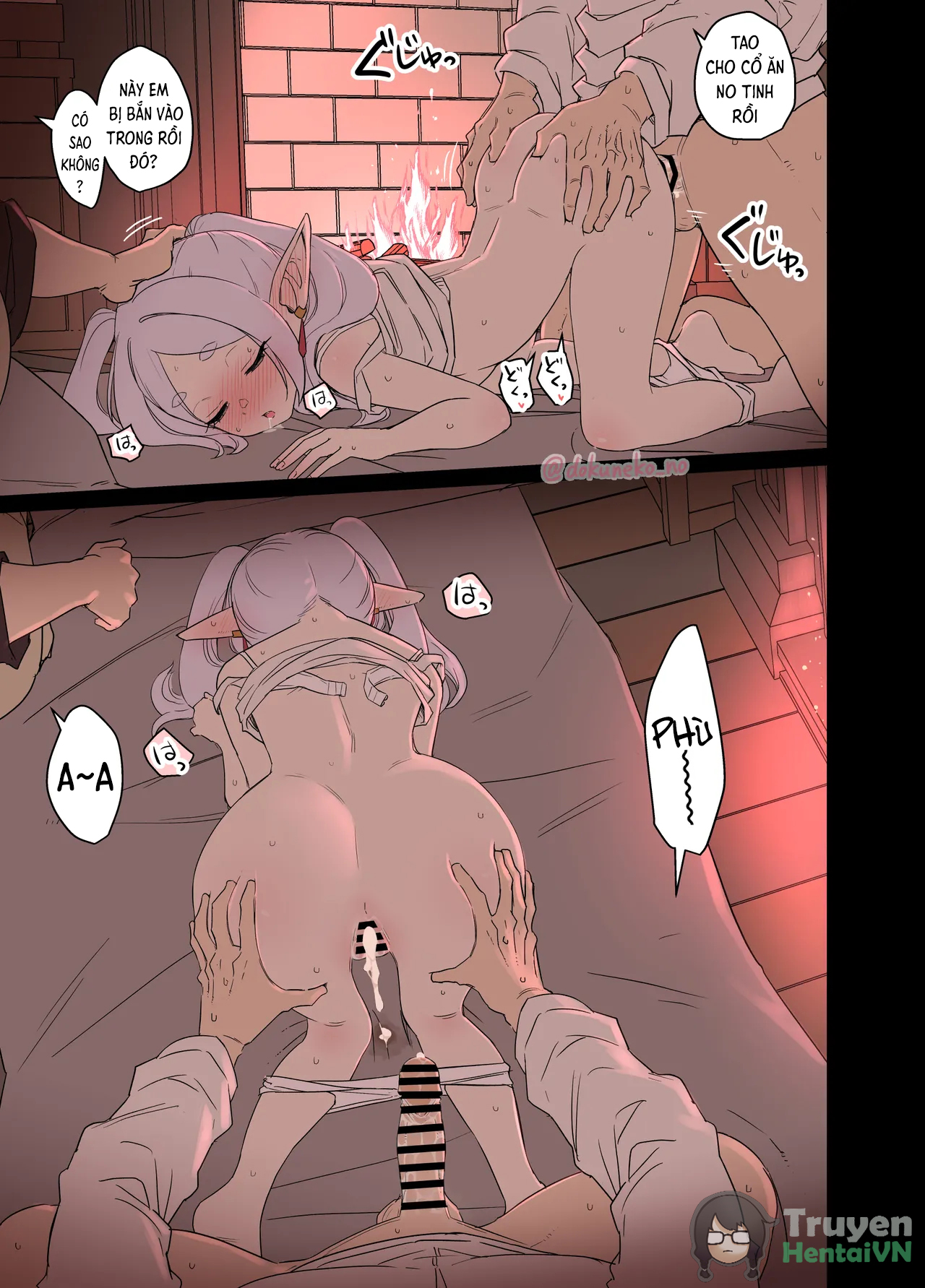 Đọc truyện hentai Một đêm xui xẻo của Frieren Part 2 - Oneshot
