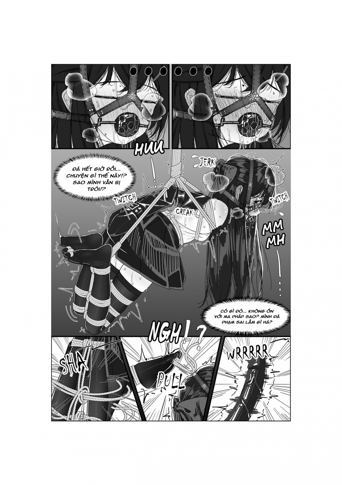 Đọc truyện hentai Cô tiểu thư thử nghiệm ma pháp trói buộc lên người và cái kết - Oneshot