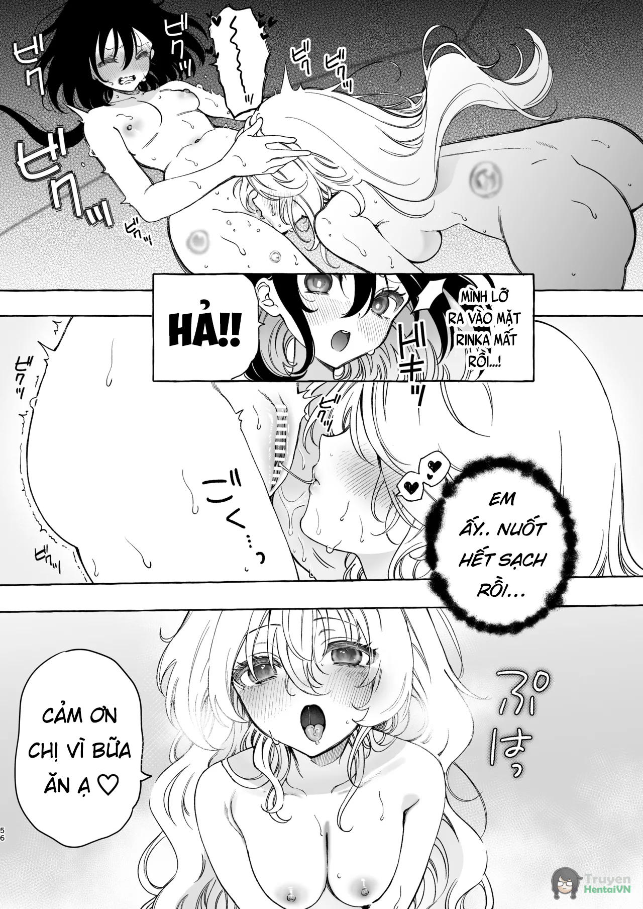 Đọc truyện hentai Mimi de Koishita Douryou ~OnaSuppo Onsei Otaku Onna ga Douryou no Koe ni Hannou Shite Ikimakuri~ - Oneshot