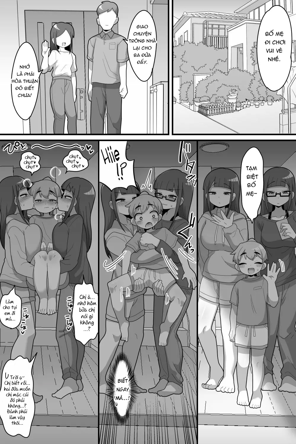 Đọc truyện hentai Tôi được yêu thương quá nhiều bởi cặp song sinh lưỡng hình. - Oneshot.