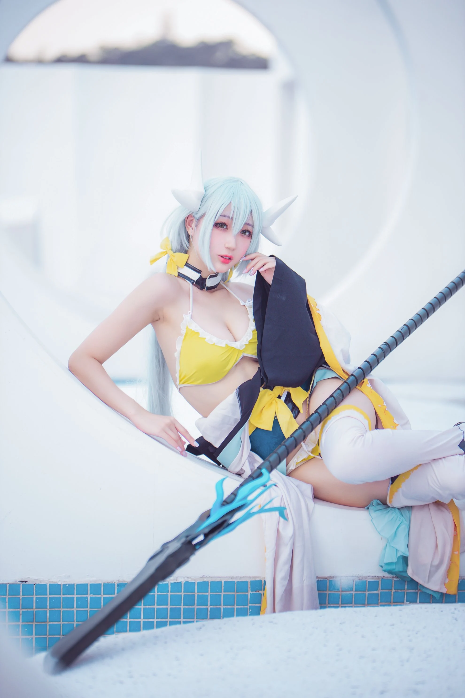 Đọc truyện hentai Tuyển tập Albums siêu phẩm Cosplay - Chap 888 - Zhou Ji is a cute rabbit NO.031 Qing Ji